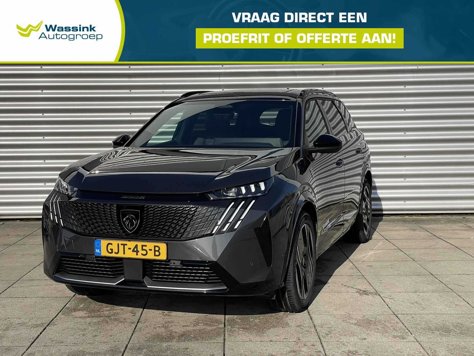 Peugeot 5008 New EV 73 kWh 210pk GT | Navigatie | Nappa Leder I Warmtepomp I Panoroamdak schuifdak I 360 vision & Drive Assist Plus Pack