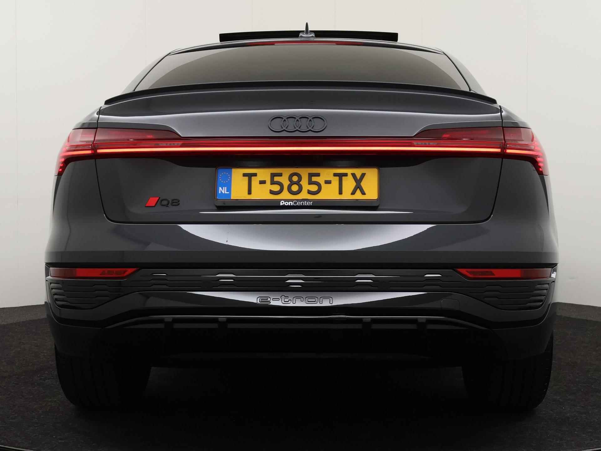 Audi Q8 Sportback e-tron 50 S-Edition | Pano.dak | Keyless entry | Top view camera | B&O | S-Sportstoelen | 21'' | Matrix LED | Ambiente lichtpakket | Nieuw geleverd | NL-auto - 8/57