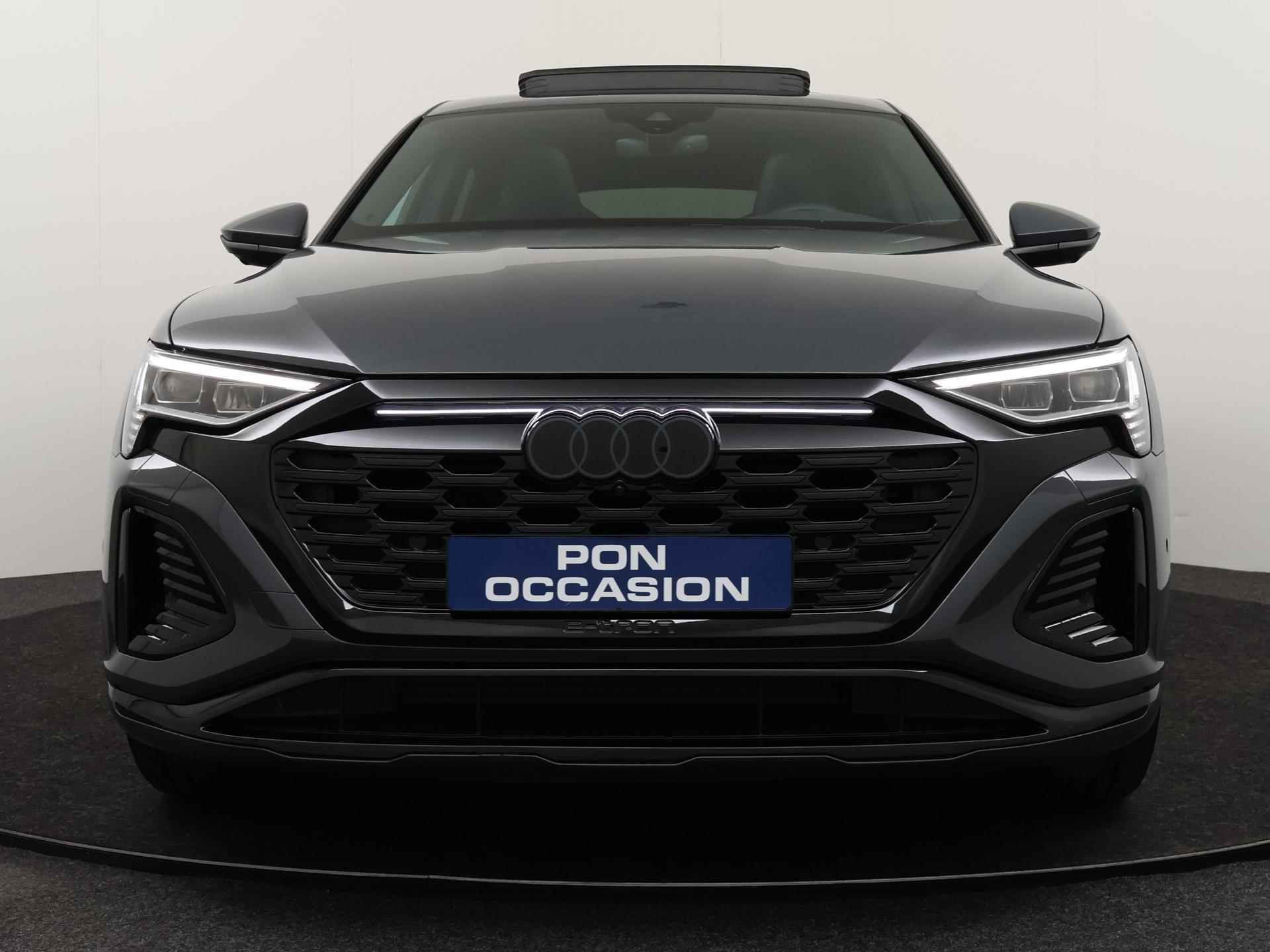 Audi Q8 Sportback e-tron 50 S-Edition | Pano.dak | Keyless entry | Top view camera | B&O | S-Sportstoelen | 21'' | Matrix LED | Ambiente lichtpakket | Nieuw geleverd | NL-auto | S-line - 6/16