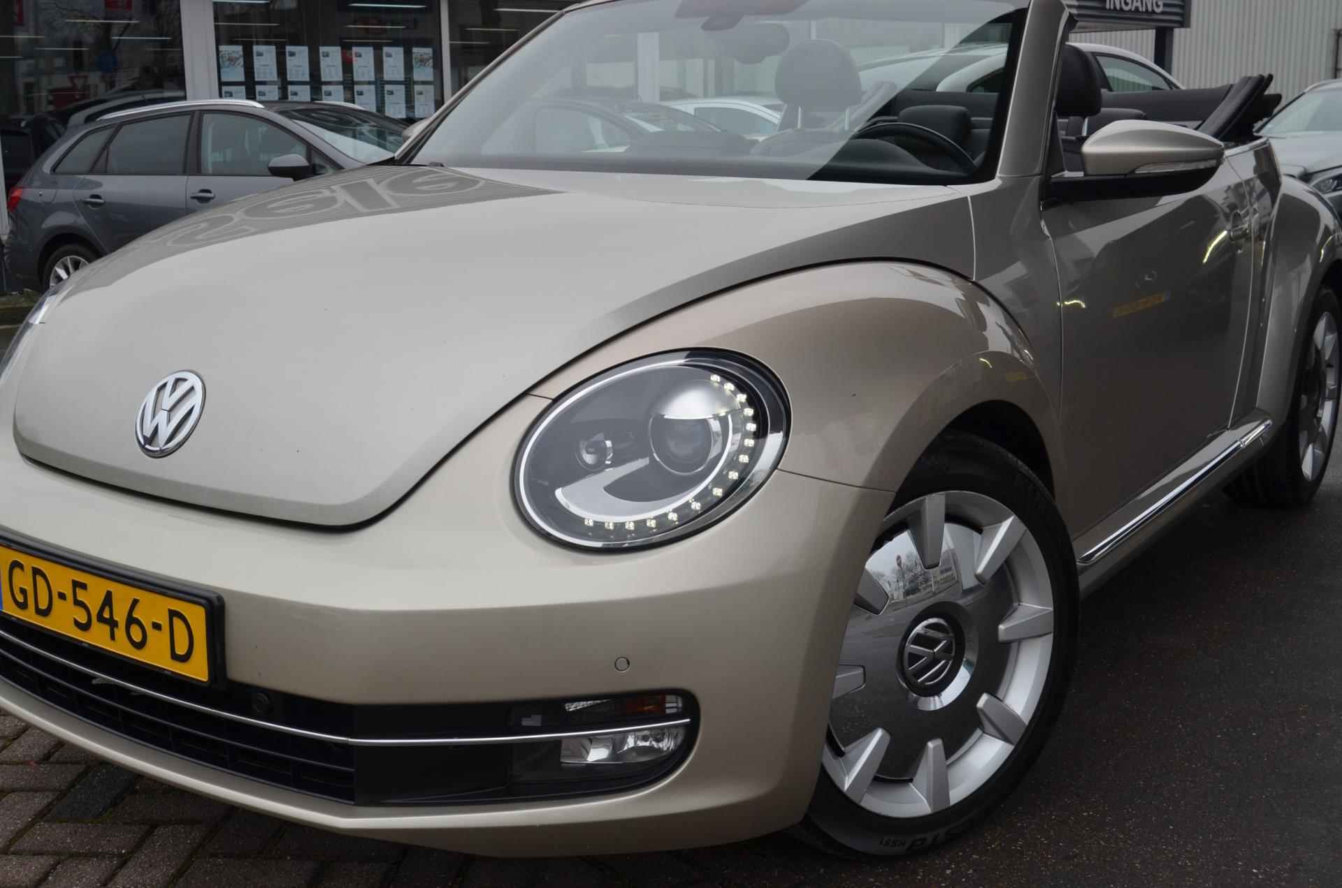 Volkswagen Beetle Cabriolet 1.2 TSI Design|LEDEREN BEKL.|STOELVERW.|NAVI|ACC|CRUISE|DEALER ONDERH.|PDC - 5/18