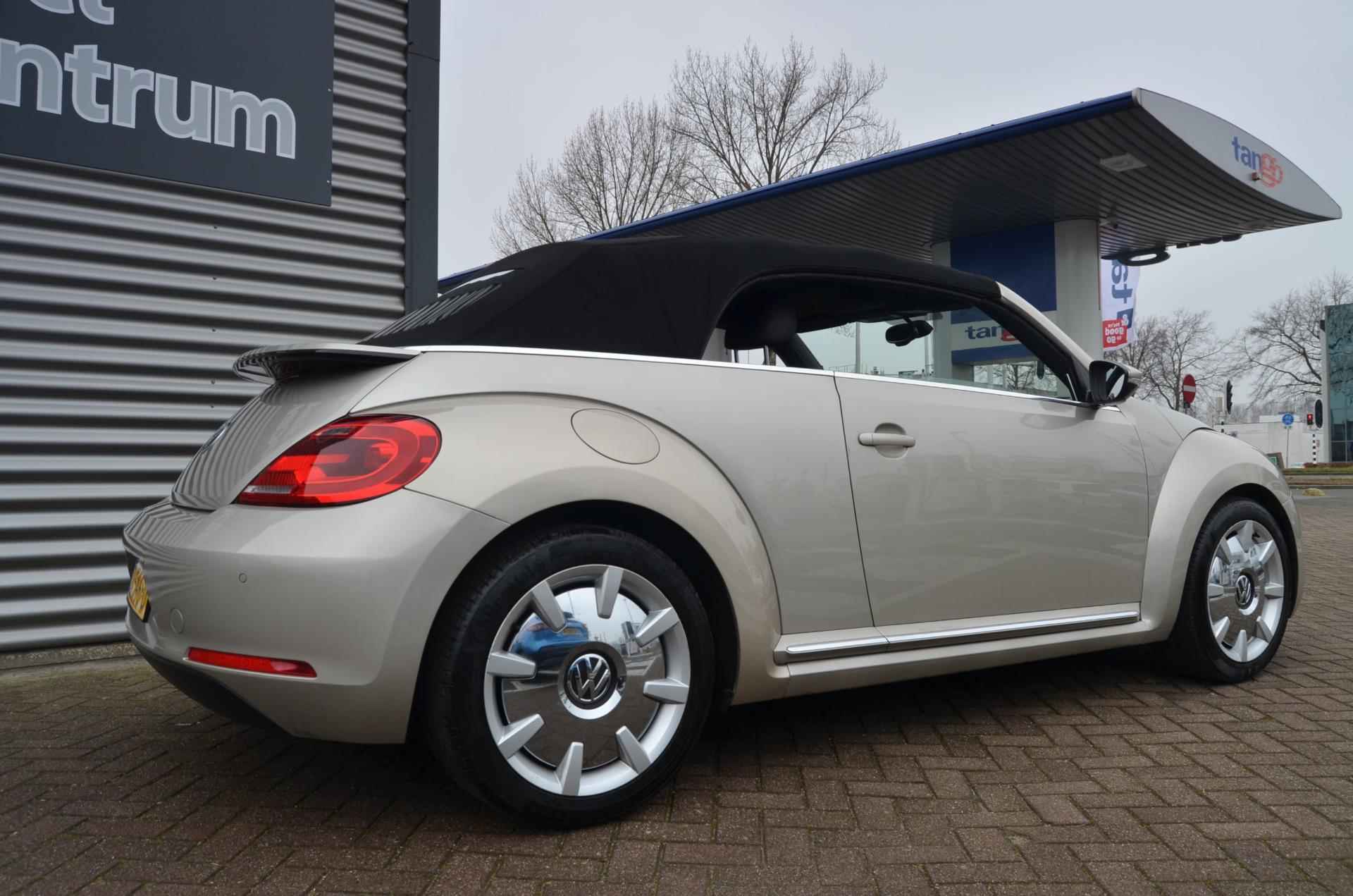 Volkswagen Beetle Cabriolet 1.2 TSI Design|LEDEREN BEKL.|STOELVERW.|NAVI|ACC|CRUISE|DEALER ONDERH.|PDC - 9/18