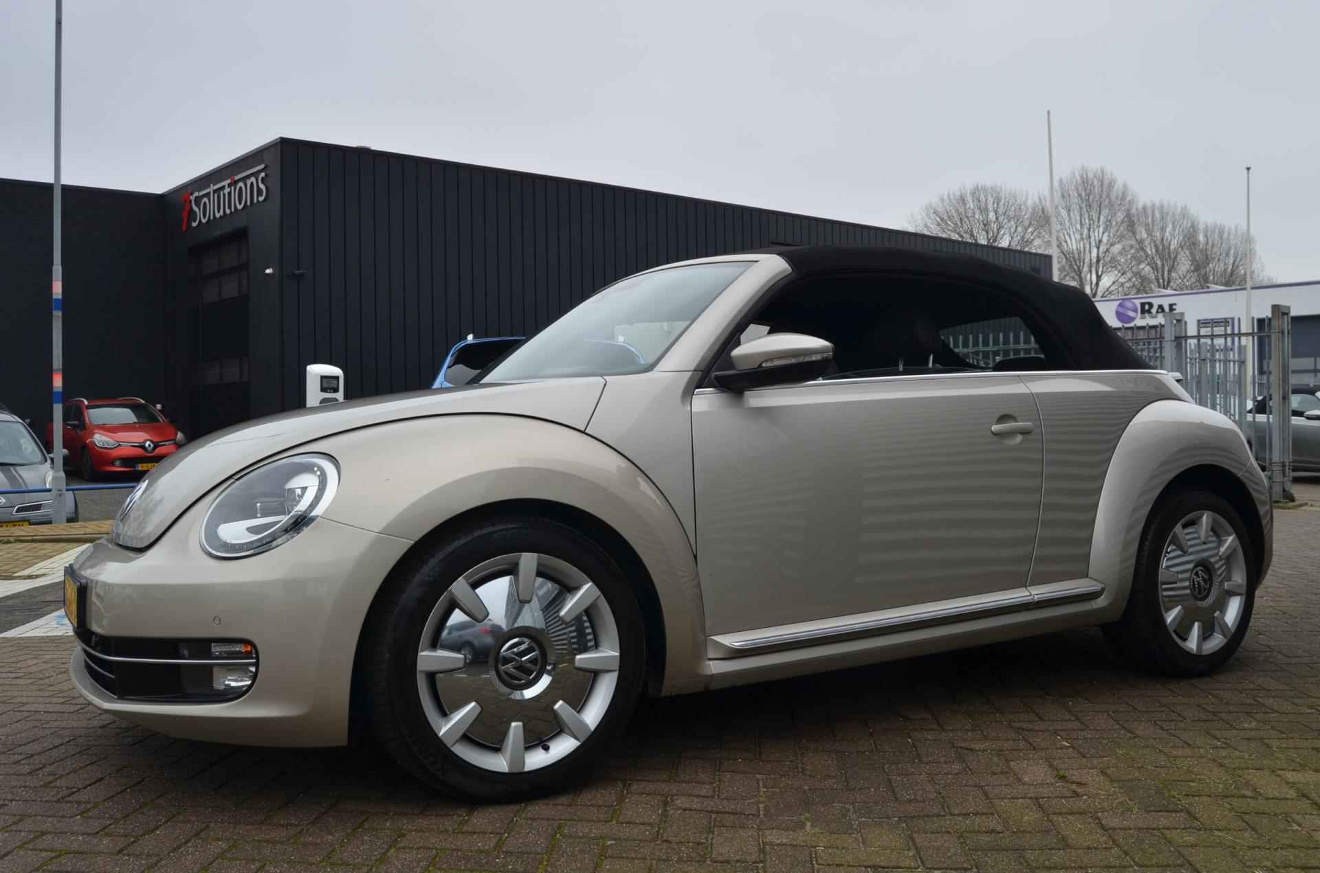 Volkswagen Beetle Cabriolet 1.2 TSI Design|LEDEREN BEKL.|STOELVERW.|NAVI|ACC|CRUISE|DEALER ONDERH.|PDC - 11/18