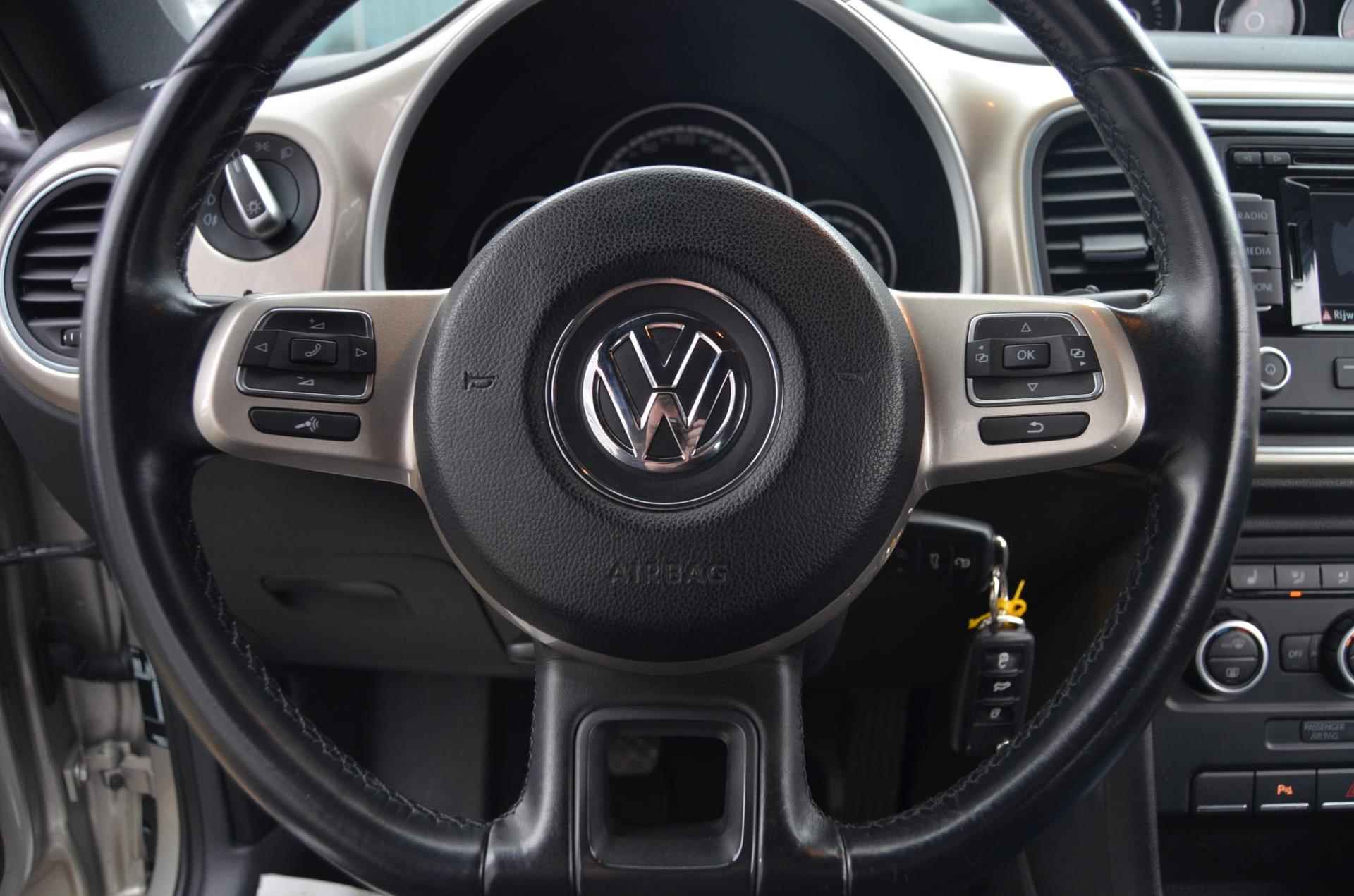 Volkswagen Beetle Cabriolet 1.2 TSI Design|LEDEREN BEKL.|STOELVERW.|NAVI|ACC|CRUISE|DEALER ONDERH.|PDC - 13/18