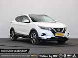 Nissan Qashqai 140pk DIG-T Tekna | Trekhaak | Panoramadak | Half lederen bekleding | 360 graden camera | Adaptive cruise control | Navigatie | Stoelverwarming |