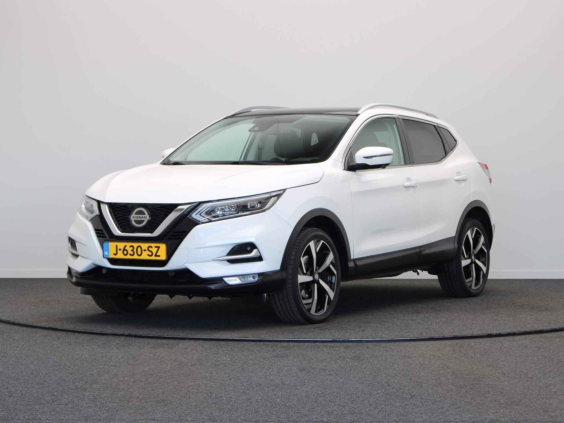 Nissan Qashqai 140pk DIG-T Tekna | Trekhaak | Panoramadak | Half lederen bekleding | 360 graden camera | Adaptive cruise control | Navigatie | Stoelverwarming | - 10/52