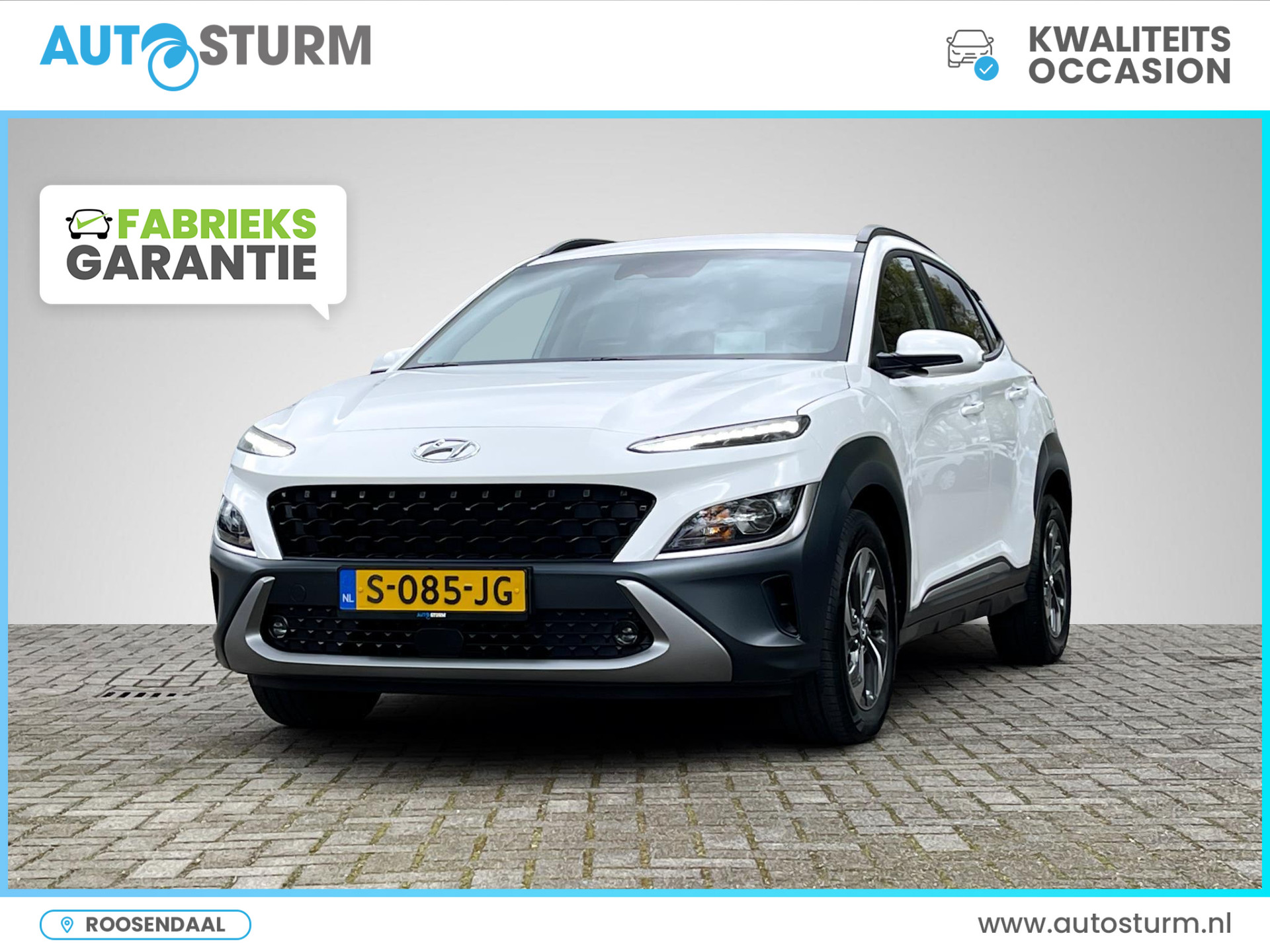 Hyundai Kona 1.6 GDI HEV Fashion | Navigatie | Camera | Apple Carplay/Android Auto | Head-Up Display | Premium Audio | Adapt. Cruise Control | Dodehoek Detectie | Rijklaarprijs! bij viaBOVAG.nl