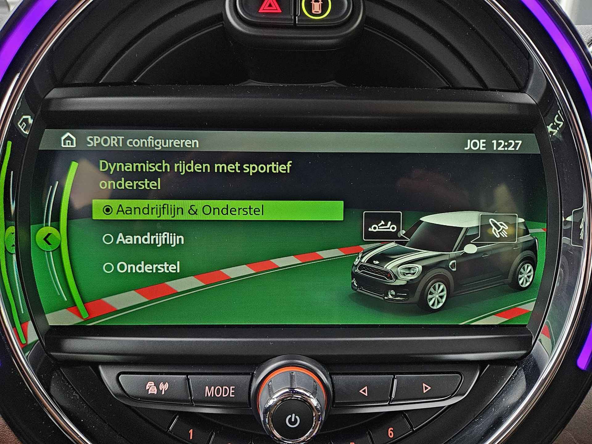 Mini Countryman 2.0 S ALL4 Chili /Apple Carplay/Speciaal leder int./HUD/H&K Audio/Parkeersens. V+A+Cam./Stoel&Voorruitverw./Adapt. dempers/(MET GARANTIE*) - 23/41