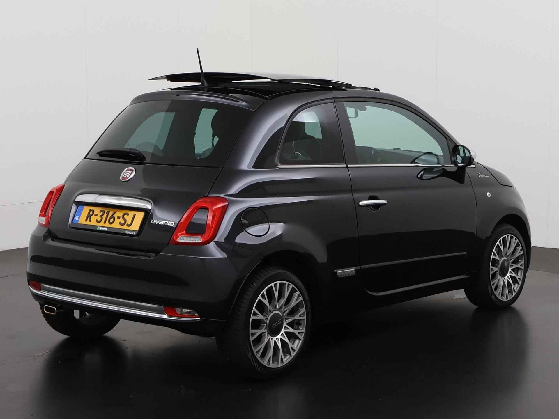 Fiat 500 1.0 Hybrid Dolcevita | Elektr Schuifdak | Navigatie | Zondag Open! - 4/32