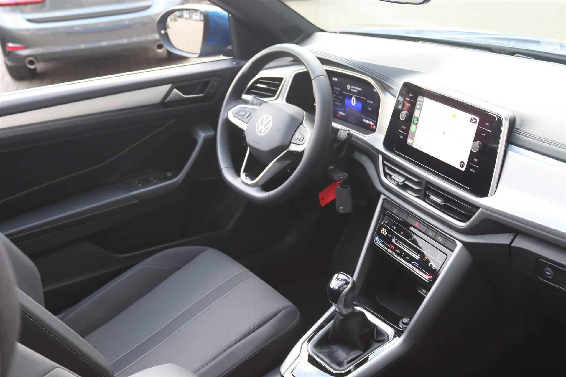Volkswagen T-Roc Cabrio 1.0TSI 110PK STYLE Navi carplay | Virtual cockpit | Camera | Clima | Adapt.Cruise | Led | Pdc  v+a | DAB | - 46/48