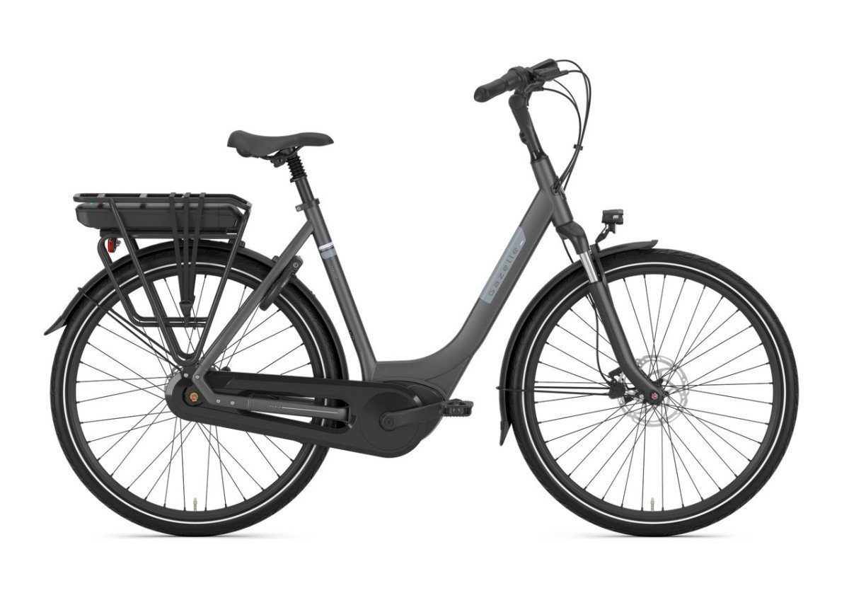 GAZELLE Paris C7+ 400Wh Lage instap Anthracite Grey Mat 57cm 2025