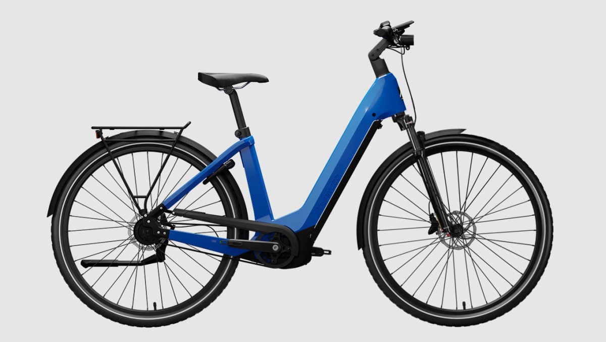 Advanced Ebike Das Original Reco Wave 48 CX 85 / 625 Wh / Intuvia 100 / 5G FL Lage instap Sky Blue Glossy 48cm 2024