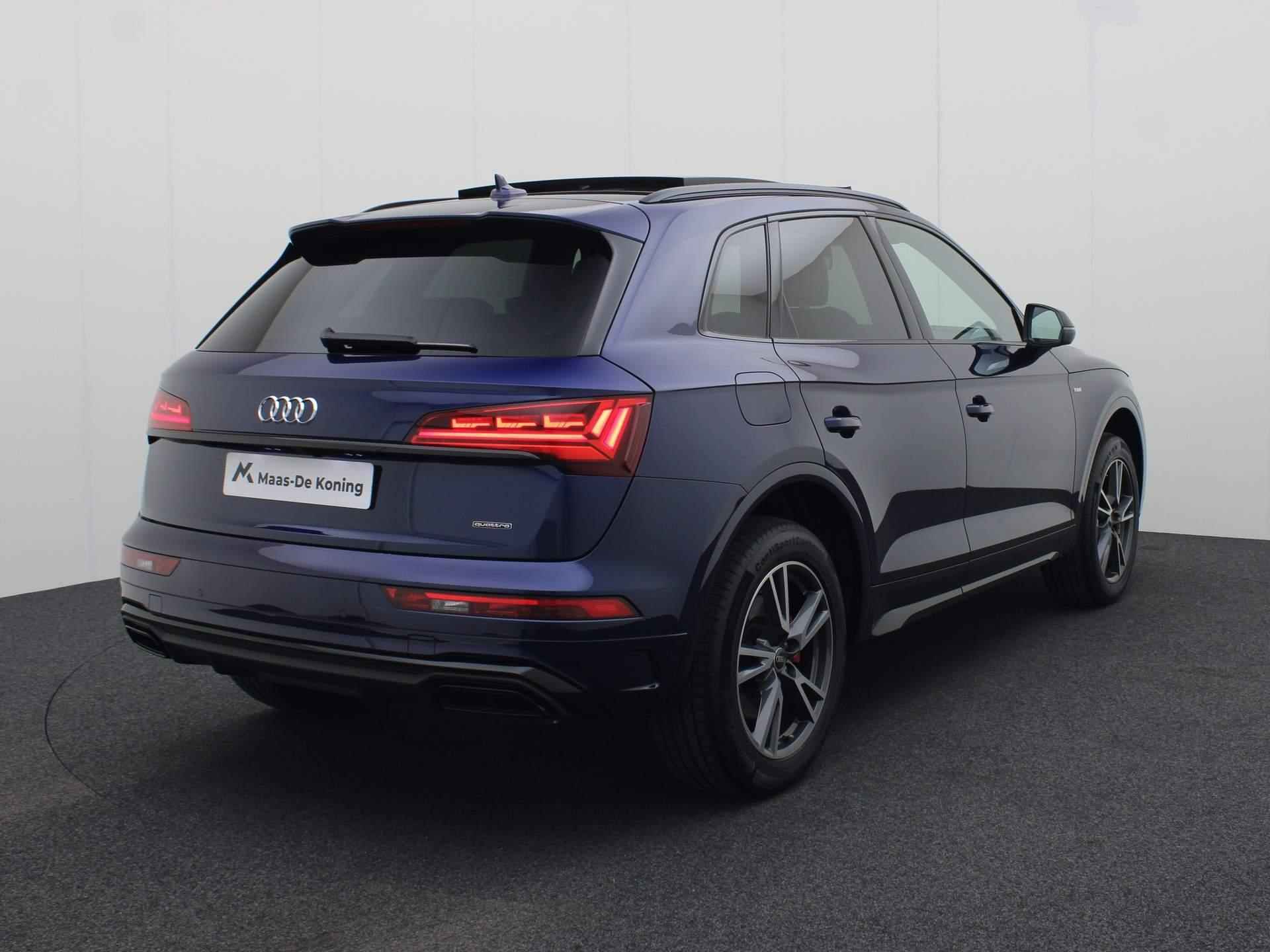 Audi Q5 55 TFSIe 270kW/299PK S Line · Panoramadak · Leder/ Stof · Stoel- & stuurverwarming · Garantie tot maart 2025 - 3/48