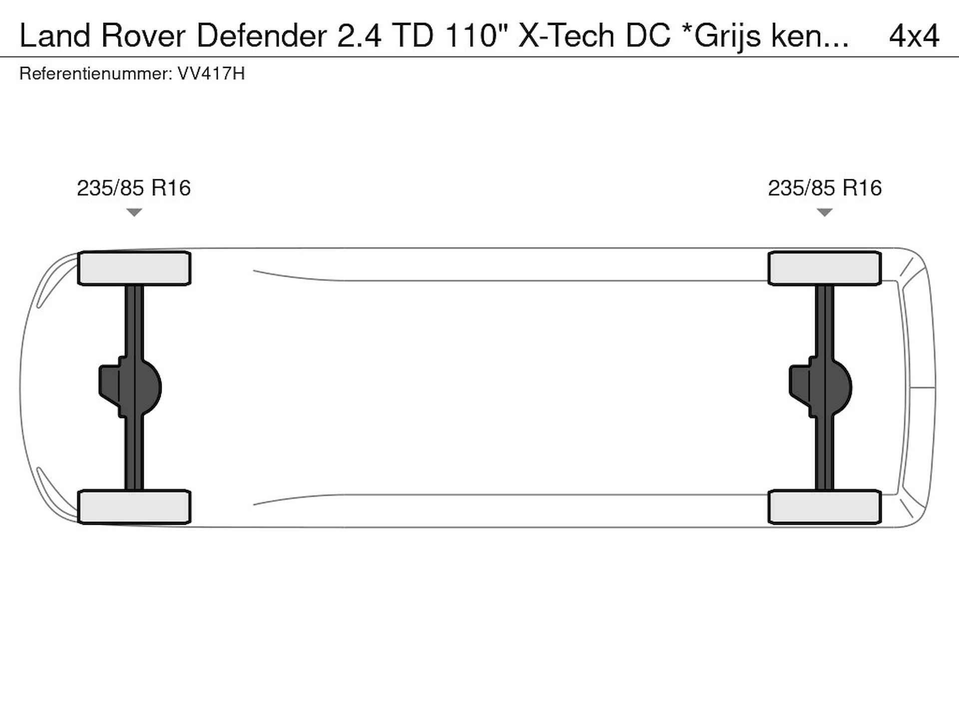 Land Rover Defender 2.4 TD 110" X-Tech DC *Grijs kenteken 7 persoons* - 32/32