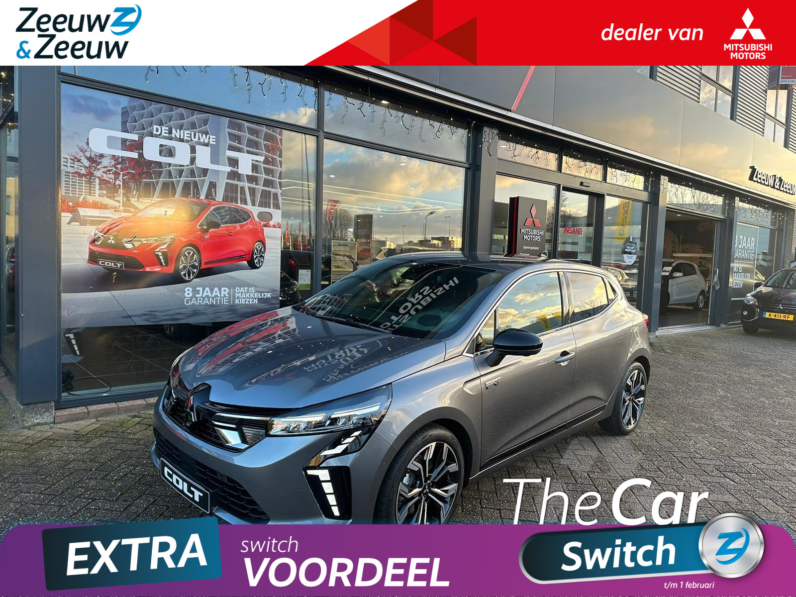 Mitsubishi Colt 1.6 Hev Instyle | €2500,- Korting | 8 Jaar Garantie | Apple CarPlay & Android-Auto | Snel Leverbaar!