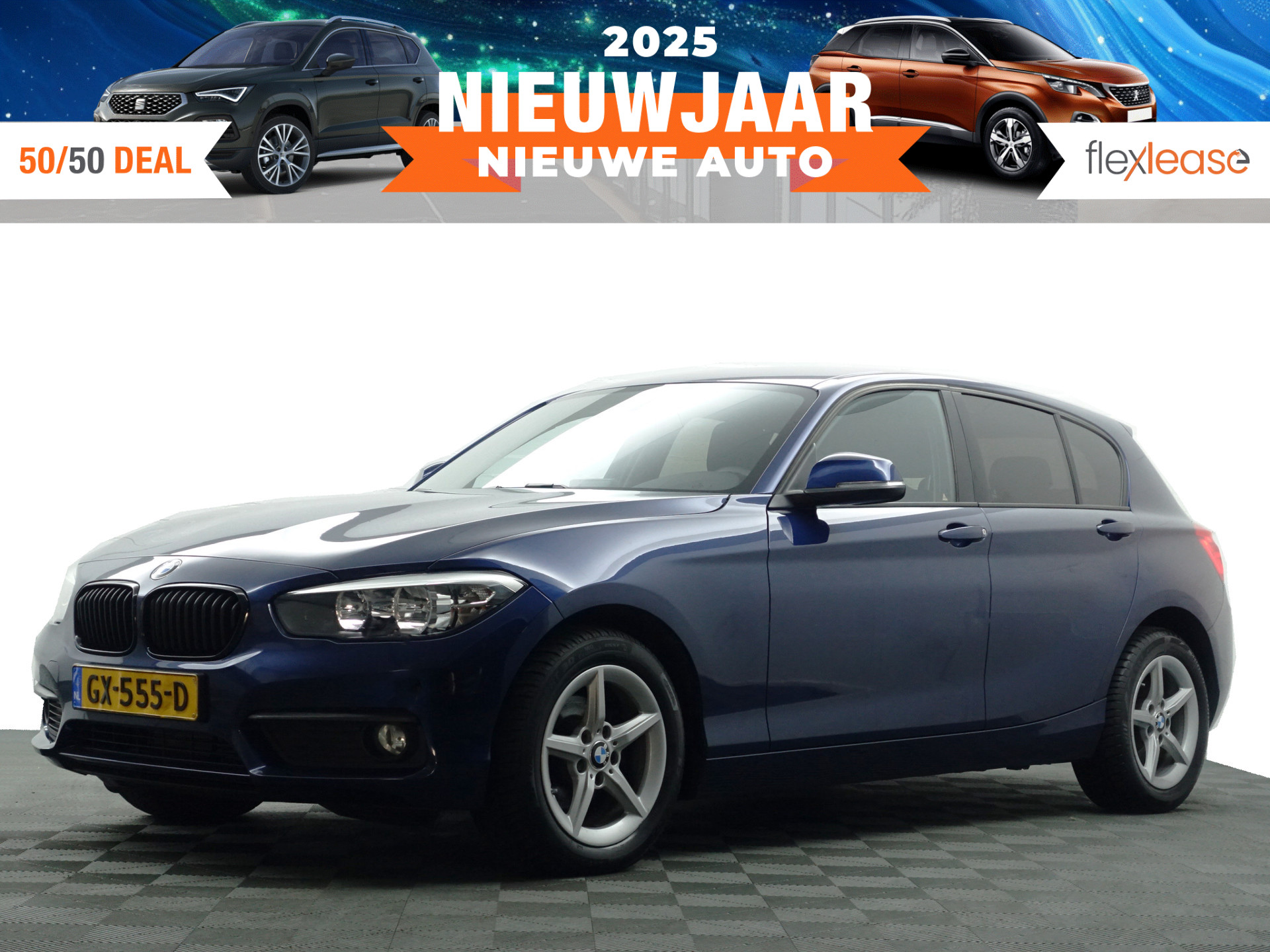 BMW 1-serie 116d M Sport High Exe Aut- NAP 60 DKM, Navi, Led, Clima, Cruise, Dynamic Select, Keyless