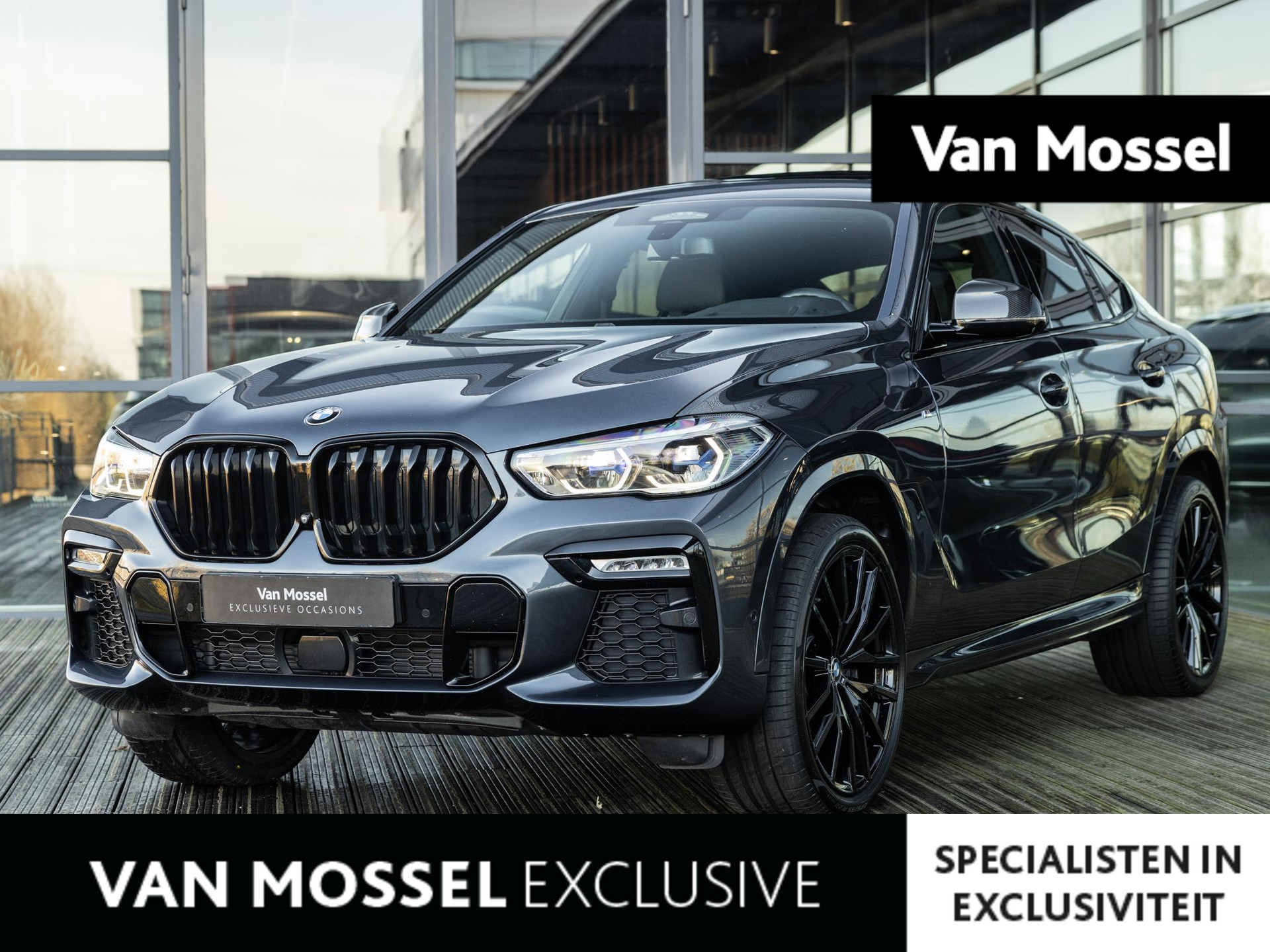 BMW X6 xDrive40i High Executive | M-SPORT PAKKET | BOWERS & WILKINS | SOFTCLOSE | PANORAMA/SCHUIF-KANTELDAK | STOELVENTILATIE | BMW LASER LIGHT | 22 INCH | 360 CAMERA | ADAPTIVE CRUISE CONTROL | NL AUTO | LUCHTVERING | INTEGRAL ACTIVE STEERING |