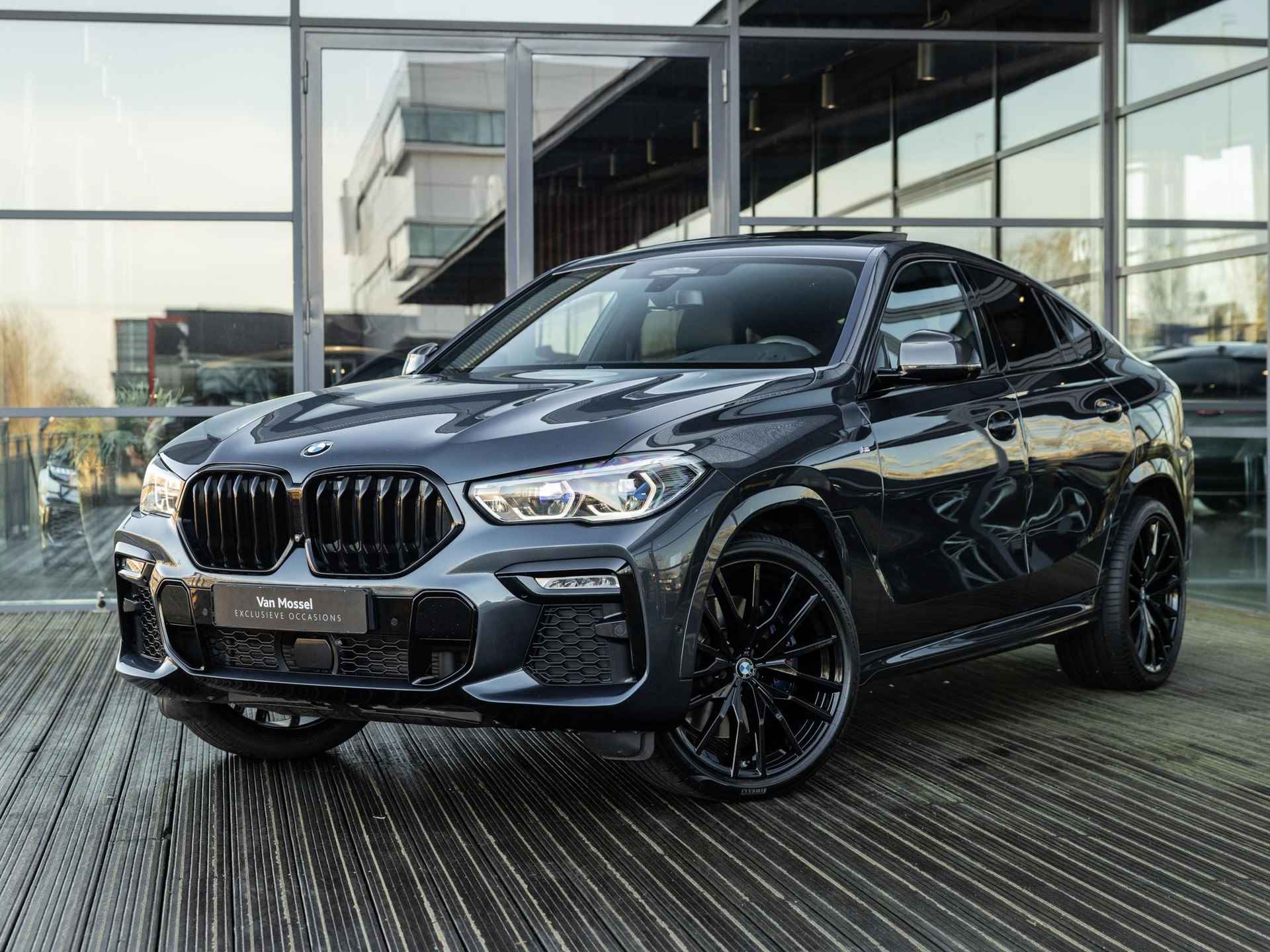 BMW X6 xDrive40i High Executive | M-SPORT PAKKET | BOWERS & WILKINS | SOFTCLOSE | PANORAMA/SCHUIF-KANTELDAK | STOELVENTILATIE | BMW LASER LIGHT | 22 INCH | 360 CAMERA | ADAPTIVE CRUISE CONTROL | NL AUTO | LUCHTVERING | INTEGRAL ACTIVE STEERING | - 2/50