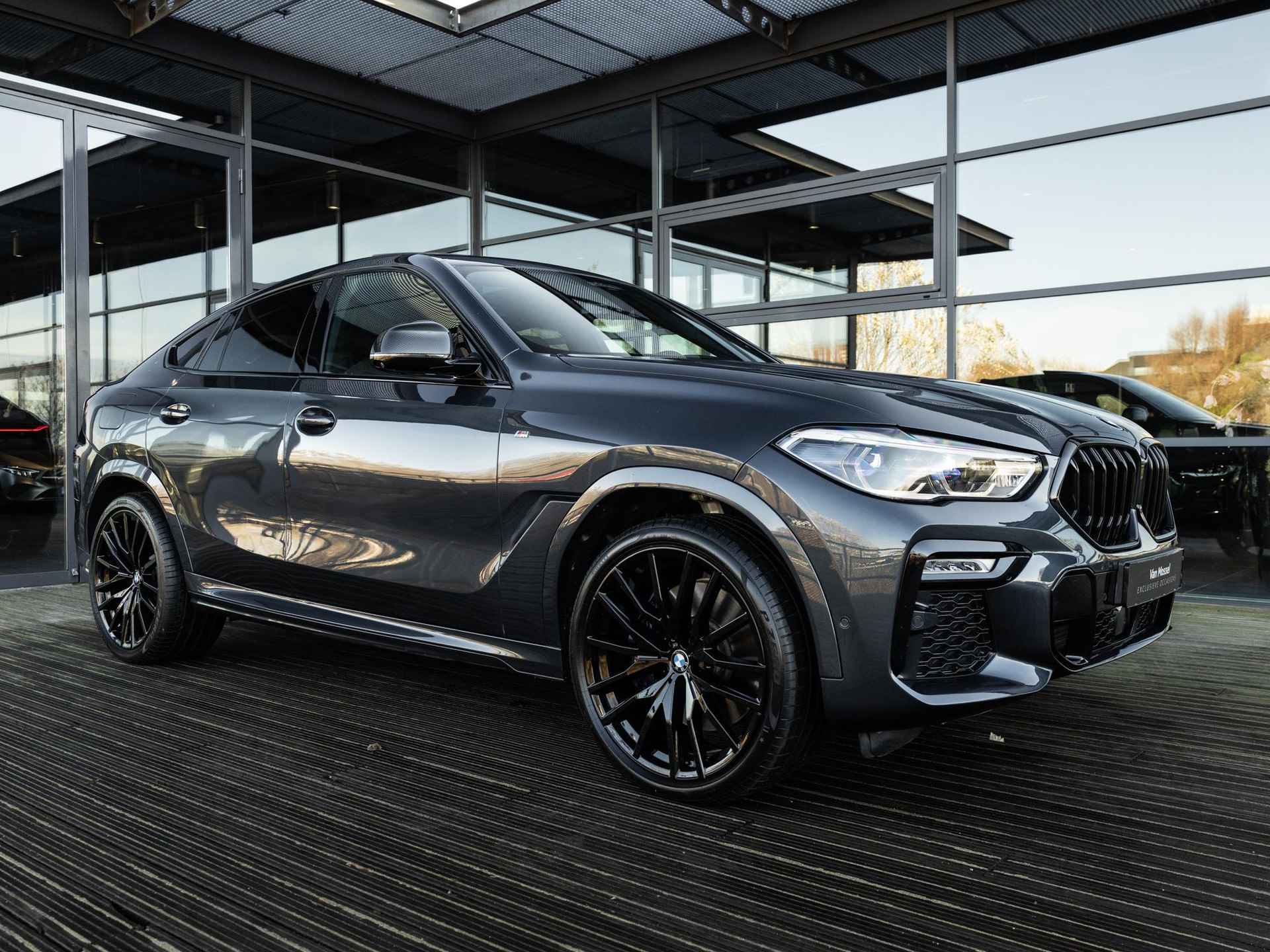 BMW X6 xDrive40i High Executive | M-SPORT PAKKET | BOWERS & WILKINS | SOFTCLOSE | PANORAMA/SCHUIF-KANTELDAK | STOELVENTILATIE | BMW LASER LIGHT | 22 INCH | 360 CAMERA | ADAPTIVE CRUISE CONTROL | NL AUTO | LUCHTVERING | INTEGRAL ACTIVE STEERING | - 4/50