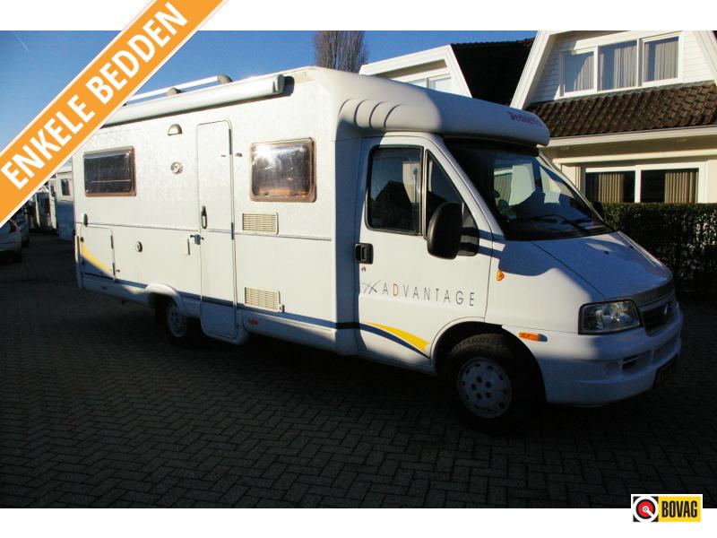 Dethleffs Advantage T 6611  Enkele bedden, 104500 km.