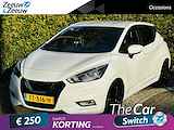 Nissan Micra 0.9 IG-T Tekna Navi , camera , stoelverwarming , lm velgen zwart , cruise , climate , tel .