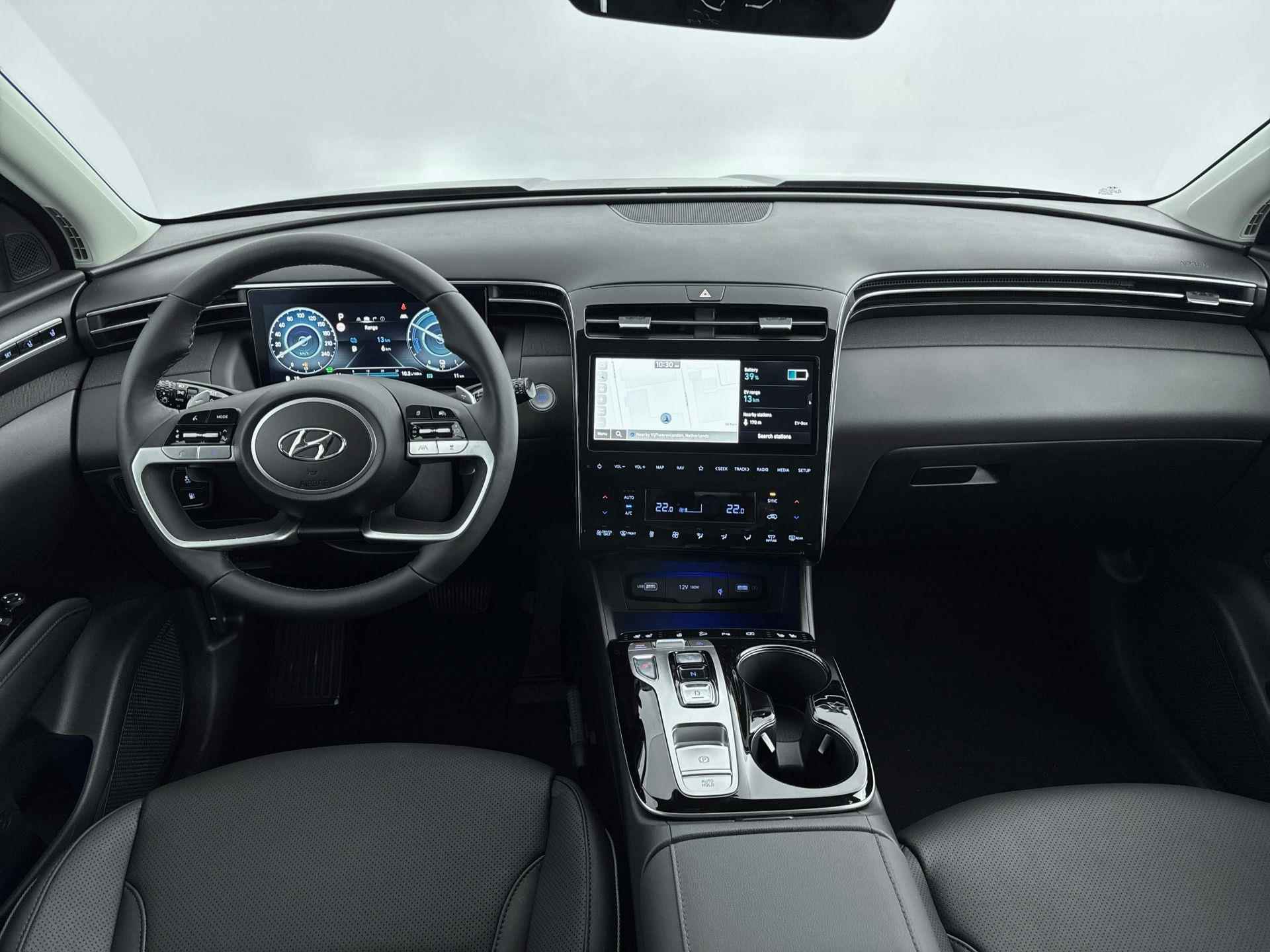 Hyundai Tucson 1.6 T-GDI PHEV Premium 4WD | Incl. €3000,- Smart Bonus! | Leer | Stoel + stuurverwarming  | 360 Camera | Memory | - 11/30