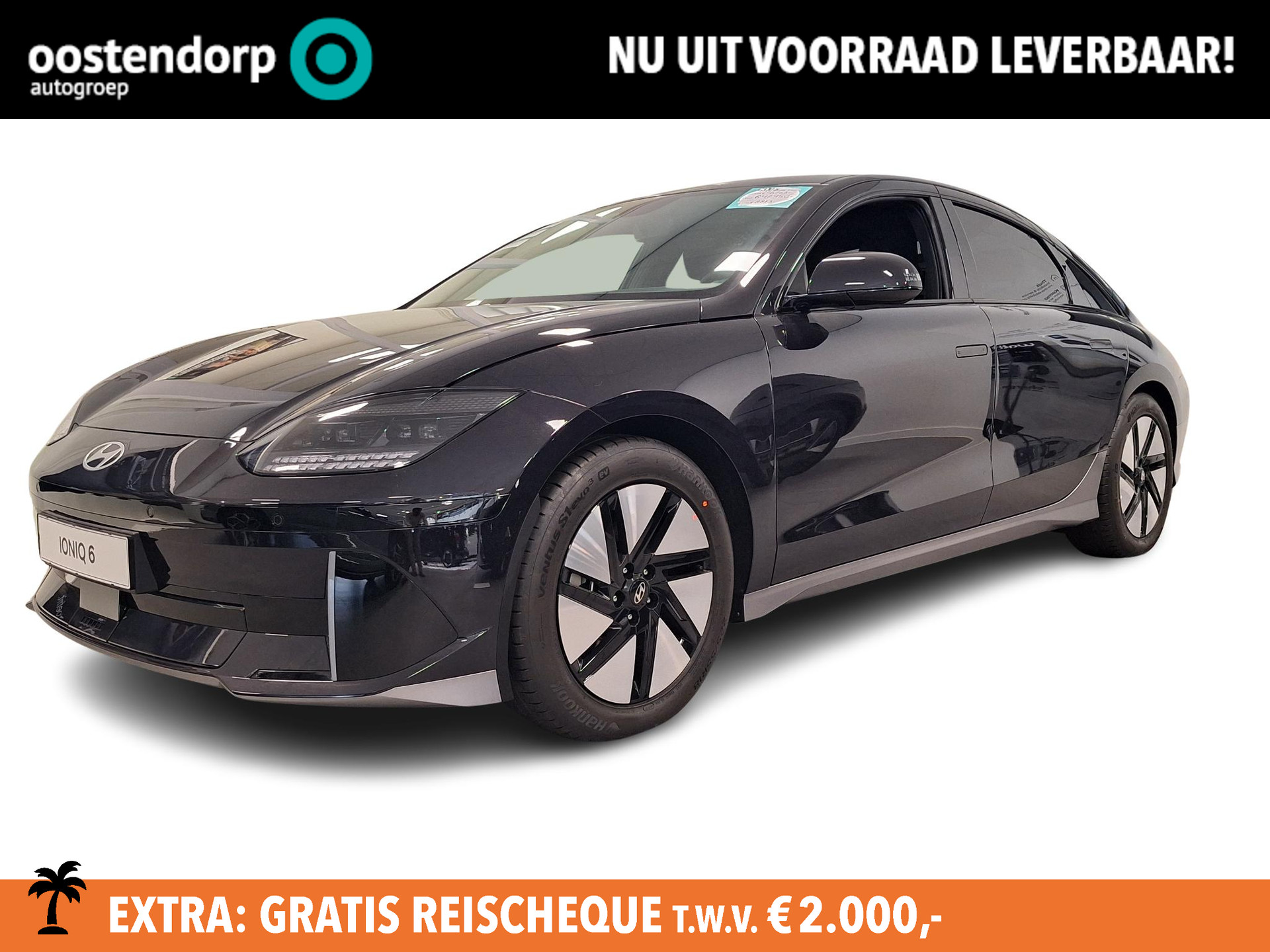 Hyundai IONIQ 6 Connect 77 kWh | €13.355,- Voorraad Voordeel | | 15.355,- voordeel incl. reischeque |Direct Rijden! |