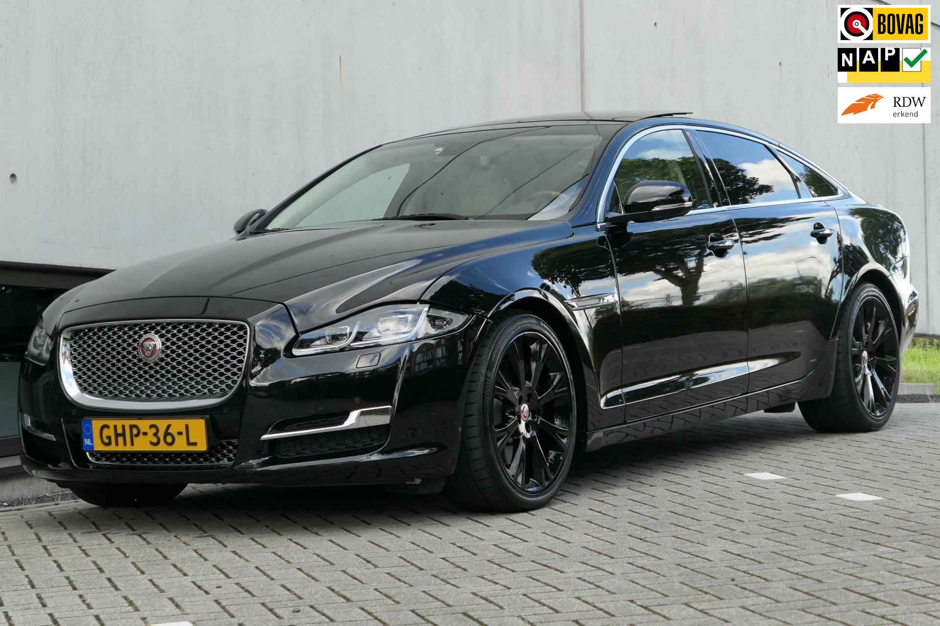 Jaguar XJ 3.0 V6 SC AWD Portfolio LWB Facelift Panodak Diamantstiksel - 1/36