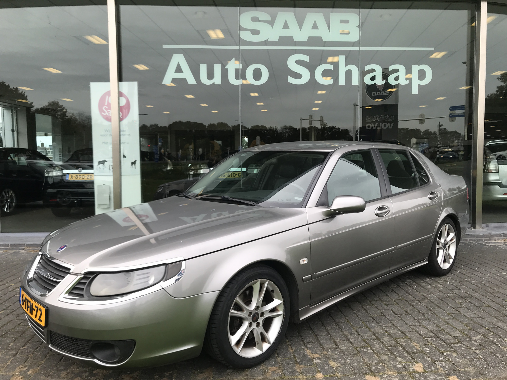 Saab 9-5 2.3 Turbo Aero Automaat | Rijklaar incl garantie | Trekhaak Parkeersensoren Sportstoel Leer