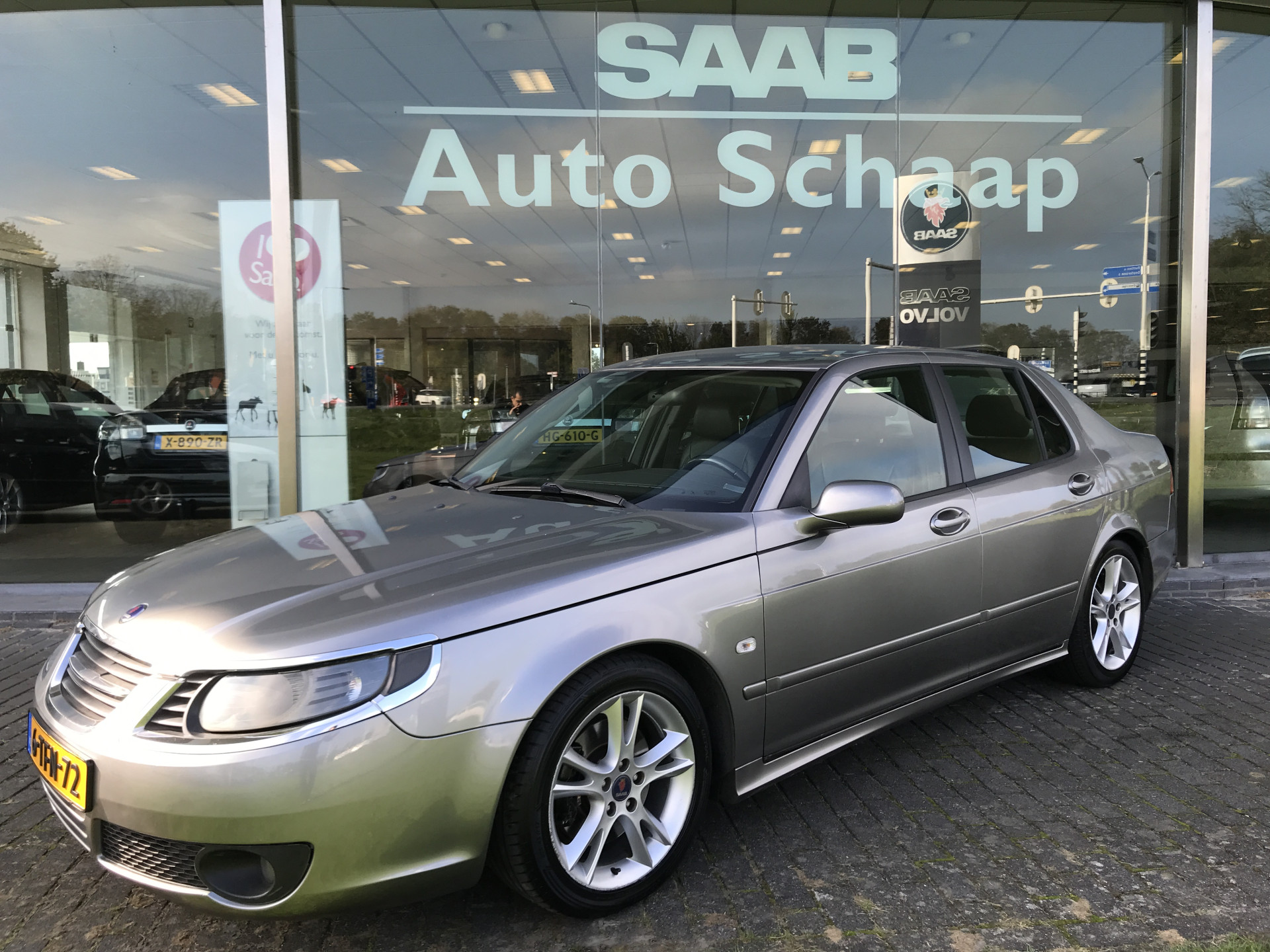 Saab 9-5 2.3 Turbo Aero Automaat | Rijklaar incl garantie | Trekhaak Parkeersensoren Sportstoel Leer