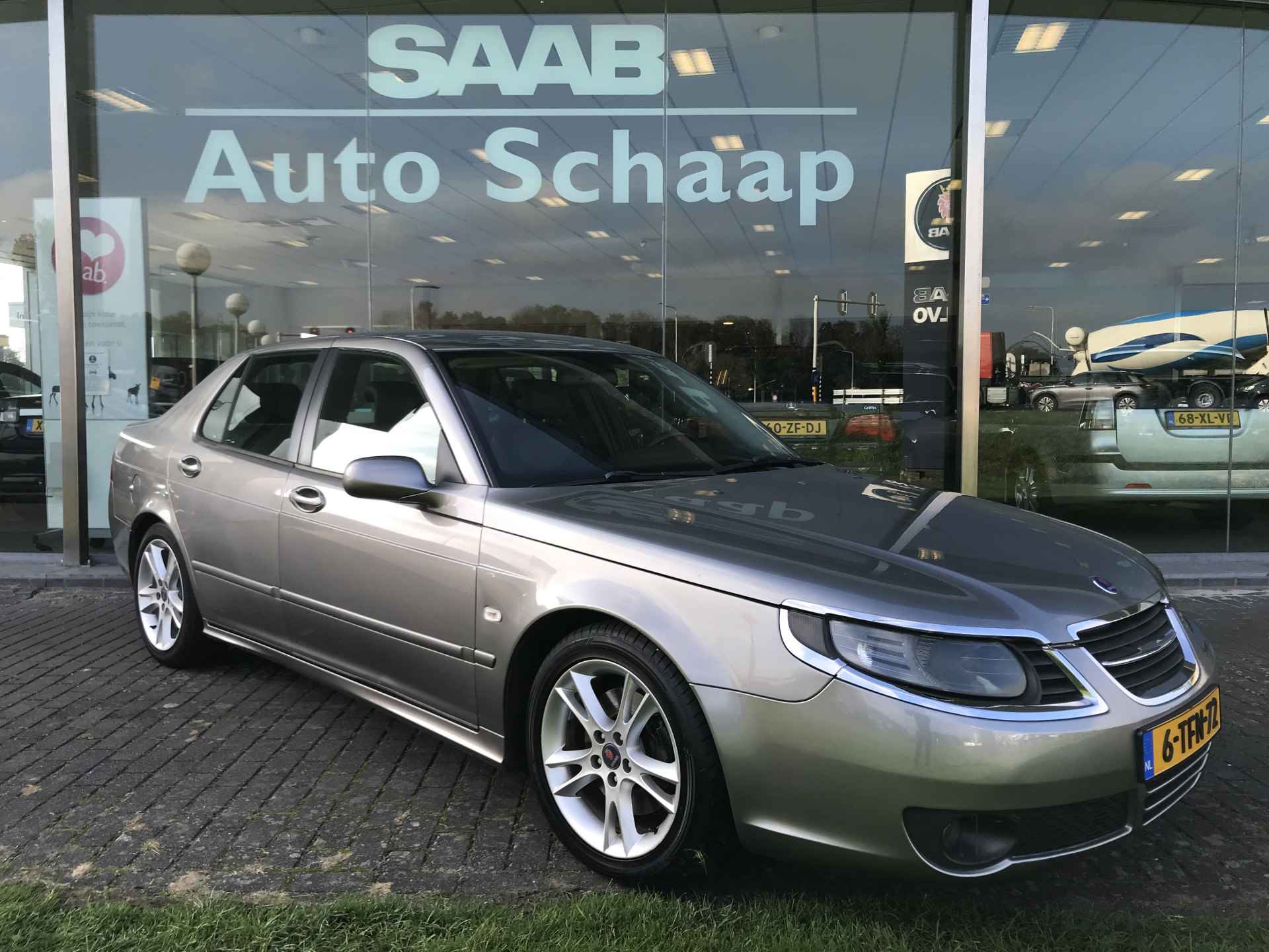 Saab 9-5 2.3 Turbo Aero Automaat | Rijklaar incl garantie | Trekhaak Parkeersensoren Sportstoel Leer - 7/36