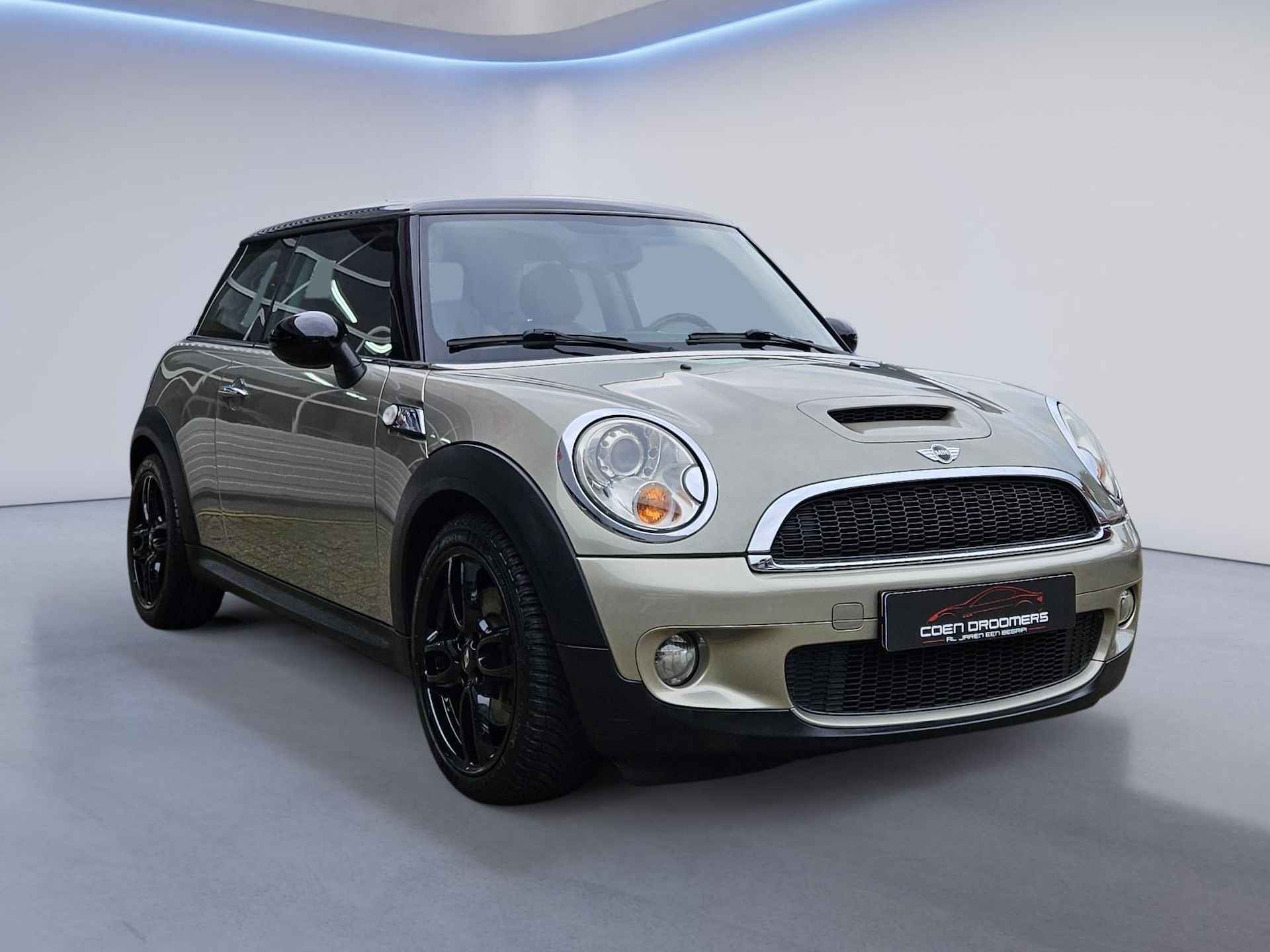 Mini 1.6 Cooper S Chili /Zeer nette staat/ Vol bruin leder + interieur / Stoelverwarming / Bi-Xenon / Parkeersensoren achter / (MET GARANTIE*) - 8/32