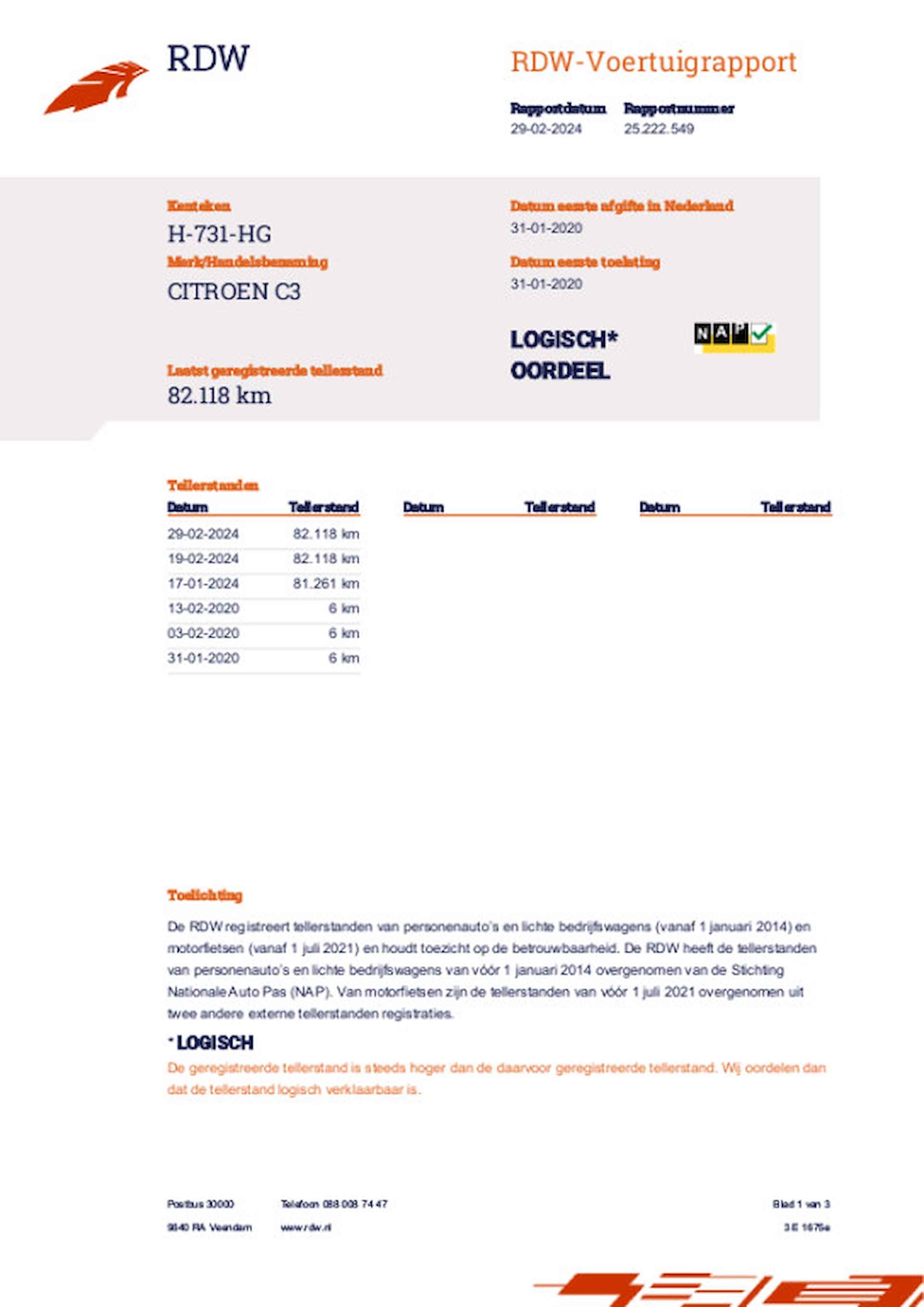 Citroen C3 1.2 PureTech S&S Feel Edition 5drs, AIRCO, Navigatie, NL-Auto - 26/26