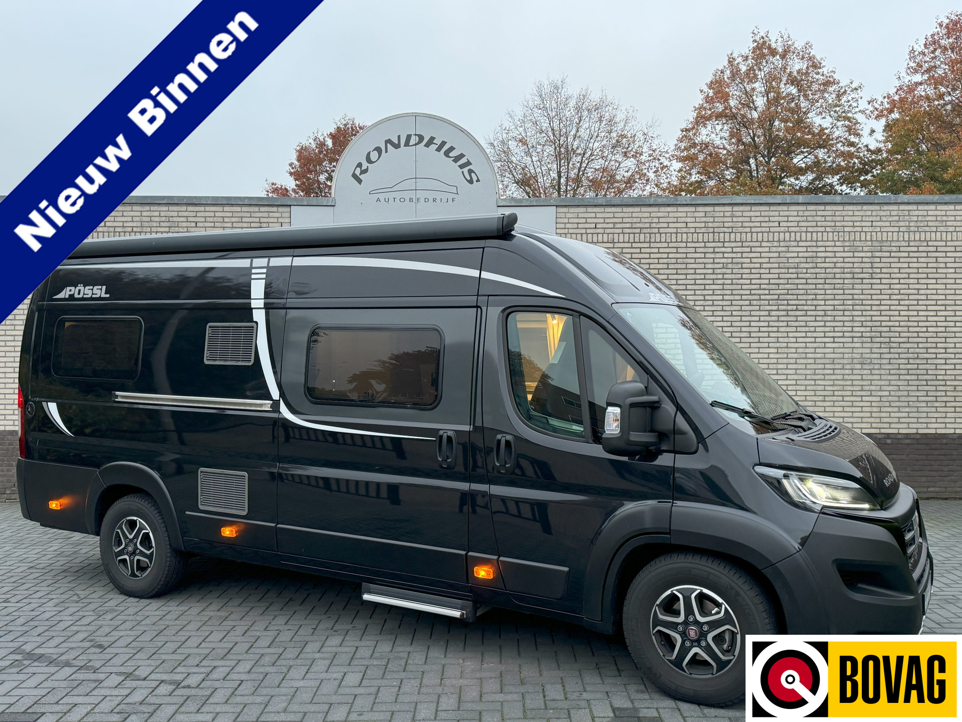 Pössl Roadcruiser 640 D-Line 160 pk 9-TRAPS AUTOMAAT Euro6 Fiat Ducato Maxi **Lengtebedden/4 zitplaatsen/XXL Koelkast/1e eigenaar/Full