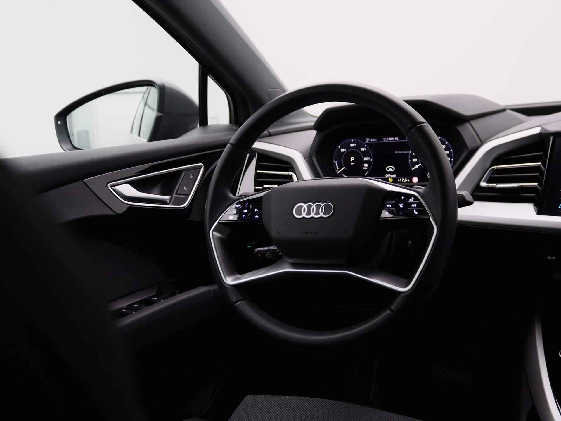 Audi Q4 e-tron 45 quattro Advanced edition 82kWh 265 PK | Automaat | Navigatie Plus | Adaptive Cruise Control | Camera | Trekhaak | Parkeersensoren | Lichtmetalen velgen | Climate Control | - 12/42