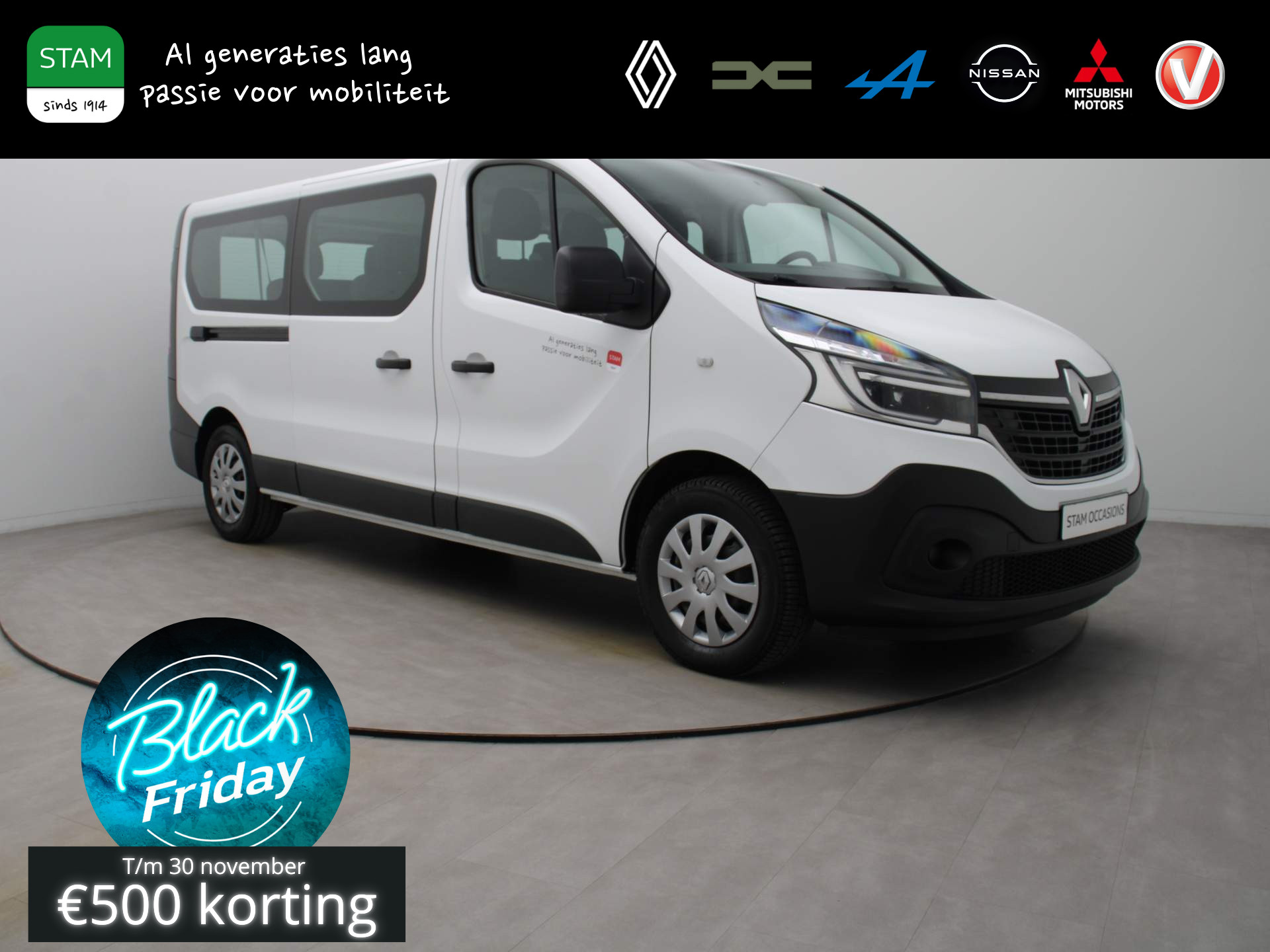 Renault Trafic Passenger dCi 120pk Grand Zen 9-persoons Airco | Cruise control | Navi