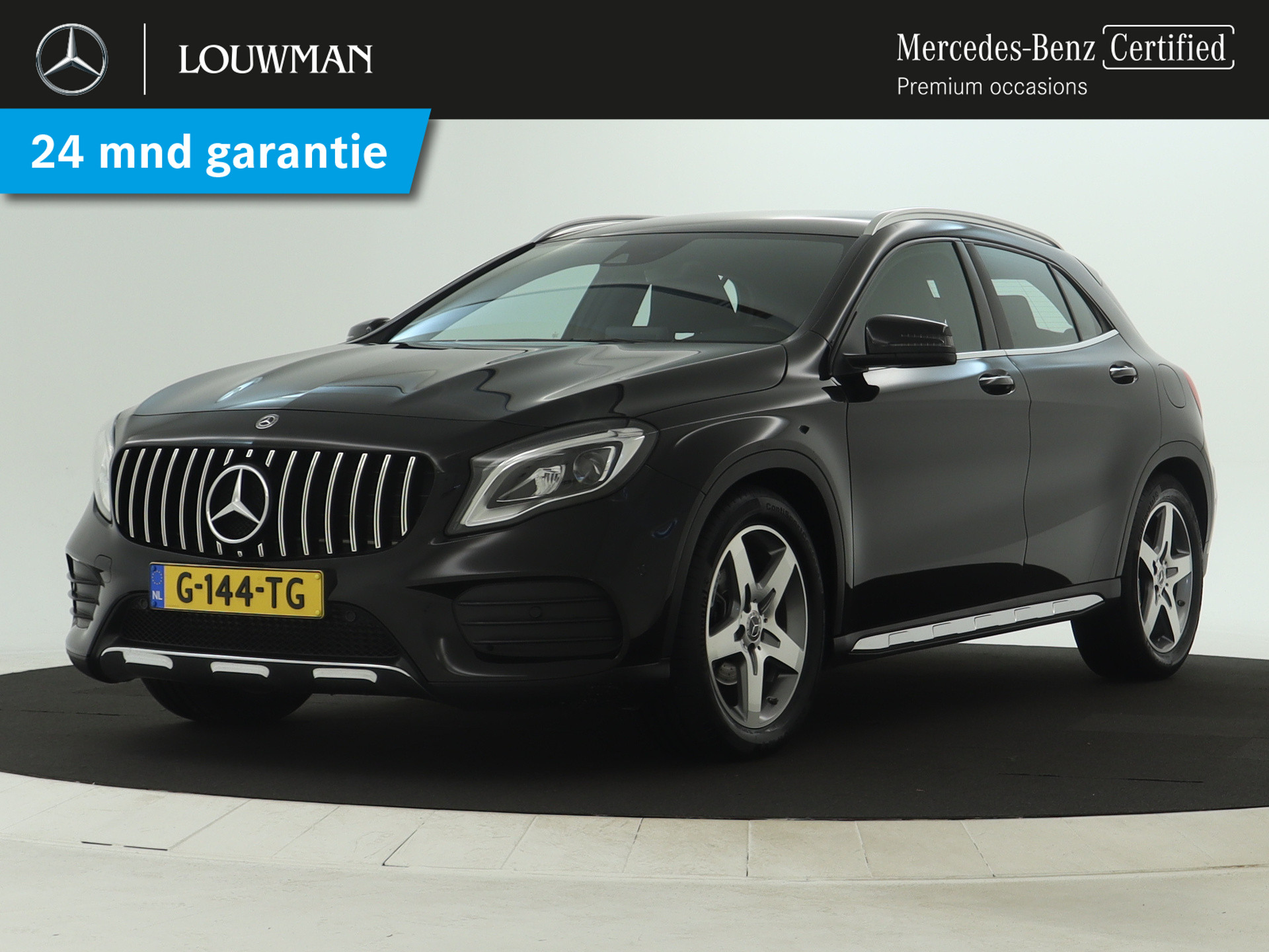 Mercedes-Benz GLA 180 Business Solution AMG | Keyless Go | Parkeerpakket met Camera | Stoelverwarming | Led Verlichting | Inclusief 24 maanden MB Certified garantie voor Europa.