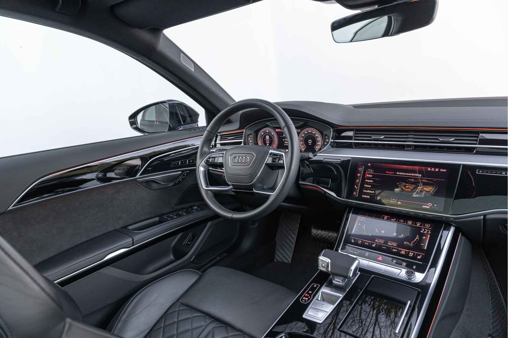 Audi A8 50 TDI Quattro 330pk ABT Pano Sportexterieur  S-stoelen 4-wielsturing B&O Standkachel - 3/42