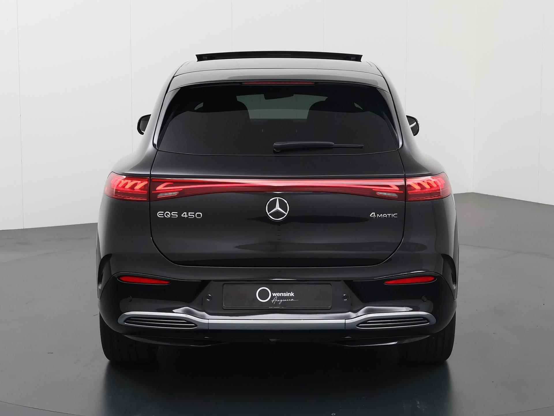 Mercedes-Benz EQS SUV 450 4MATIC AMG Line 7 persoons | Rij-assistentie | Panorama-schuifdak | Luchtvering | Digital Light | Trekhaak | Head-up | 360 Camera | Burmester 3D | Sfeerverlichting | - 5/54