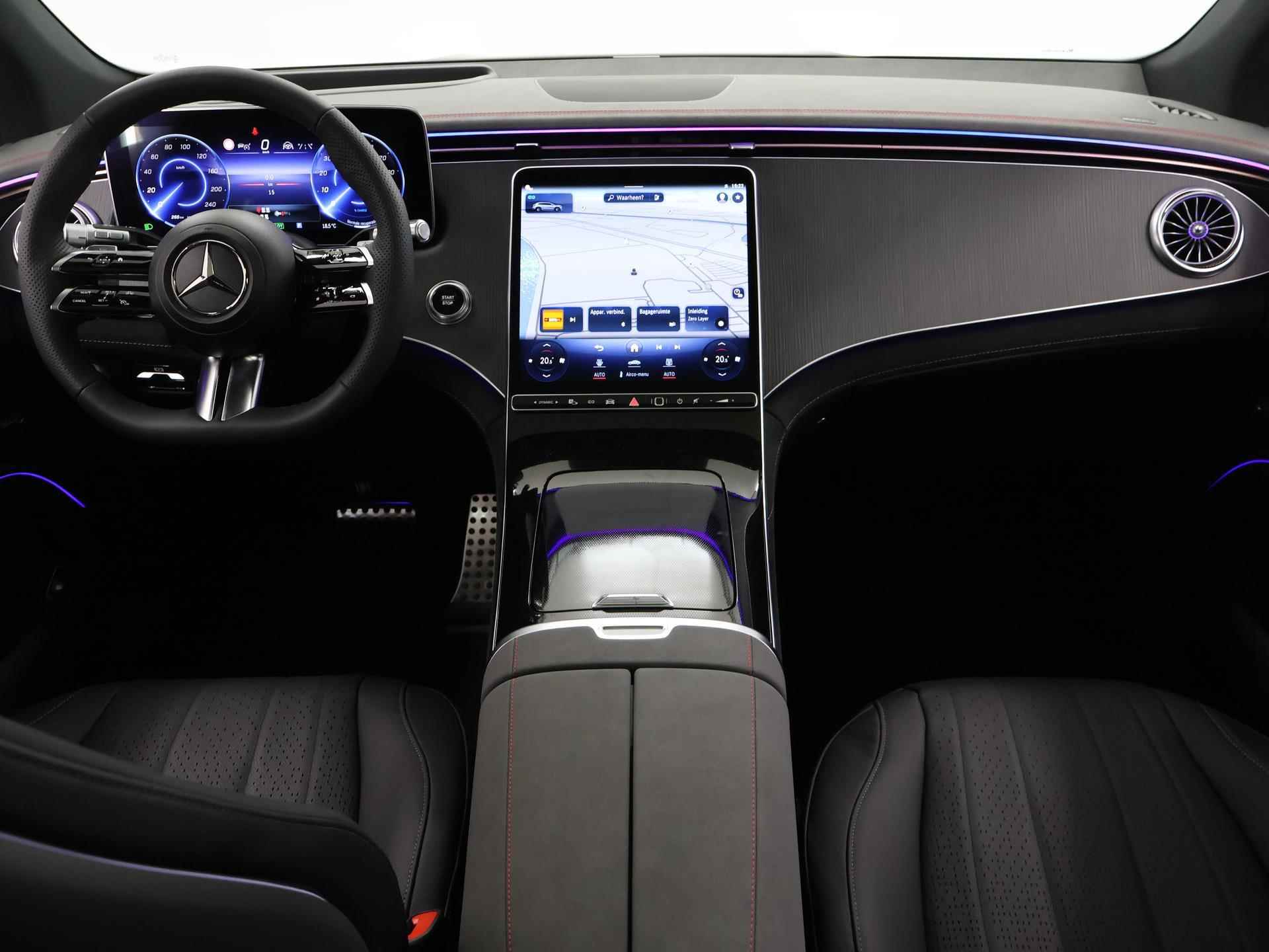 Mercedes-Benz EQS SUV 450 4MATIC AMG Line 7 persoons | Rij-assistentie | Panorama-schuifdak | Luchtvering | Digital Light | Trekhaak | Head-up | 360 Camera | Burmester 3D | Sfeerverlichting | - 9/54