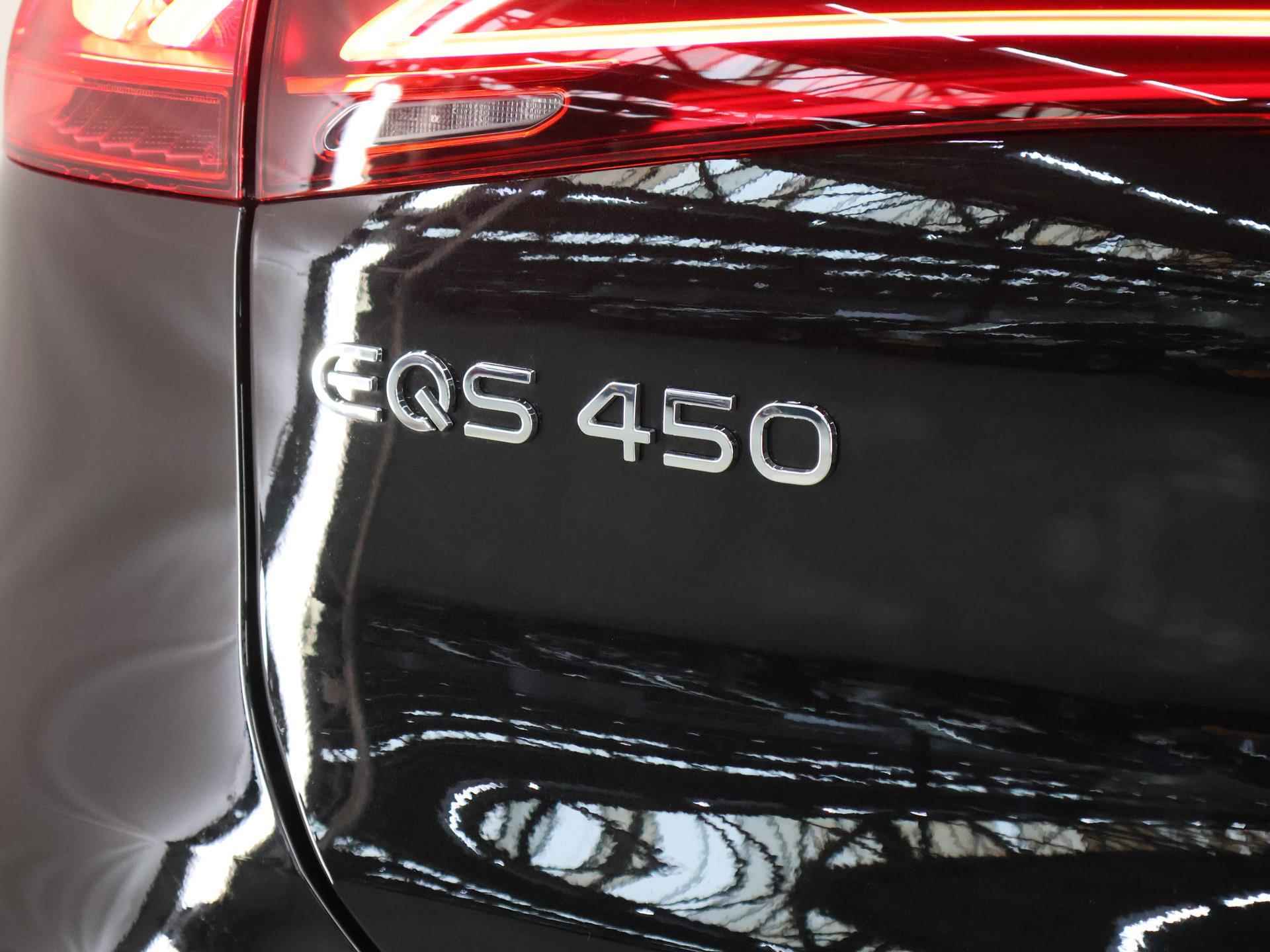 Mercedes-Benz EQS SUV 450 4MATIC AMG Line 7 persoons | Rij-assistentie | Panorama-schuifdak | Luchtvering | Digital Light | Trekhaak | Head-up | 360 Camera | Burmester 3D | Sfeerverlichting | - 48/54