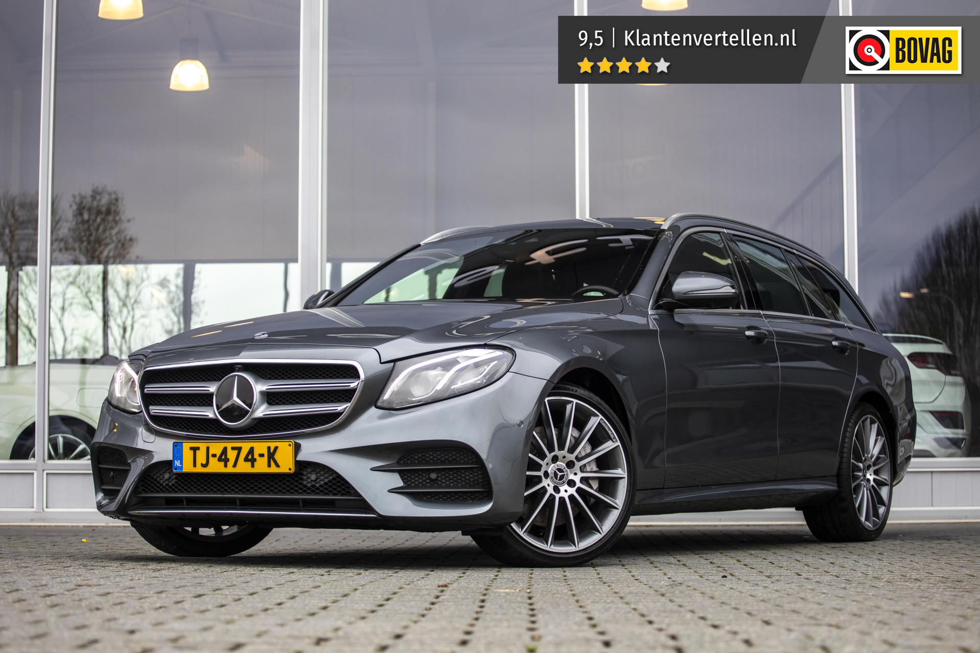 Mercedes-Benz E-Klasse Estate 350 d 4Matic Premium Plus AMG | E-Trekhaak | Burmester | Pano | NL Auto | 20" | HUD | ACC | Ambient | Stoelventilatie | bij viaBOVAG.nl
