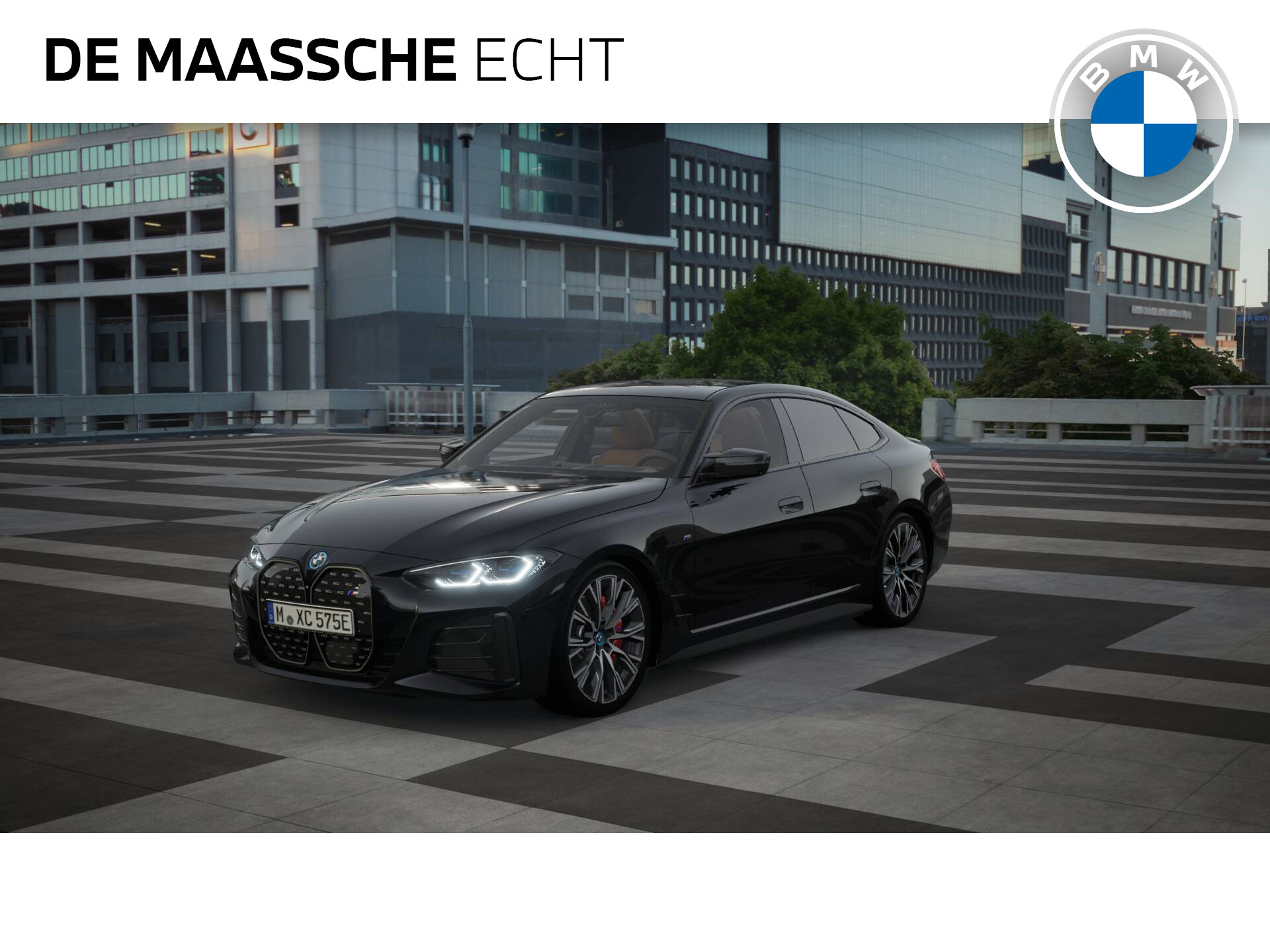 BMW i4 M50 High Executive 84 kWh / Schuif-kanteldak / Trekhaak / Laserlight / Parking Assistant Plus / Adaptief M Onderstel / Driving Assistant Professional / Comfort Access bij viaBOVAG.nl