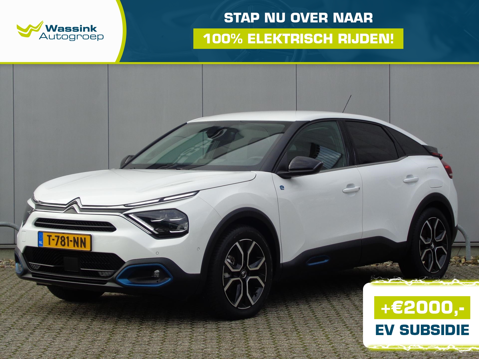 CITROEN ë-C4 50kWh 136pk Shine | Navigatie | Stoel en Stuurverwarming