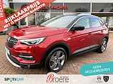 OPEL Grandland X 1.6 Turbo Hybrid 225pk Aut Ultimate | zwart leder, keyless, elek. achterkep, verw. voorstoelen, dab, navi, dodehoekdetectie, two tone kleuren, 18 inch