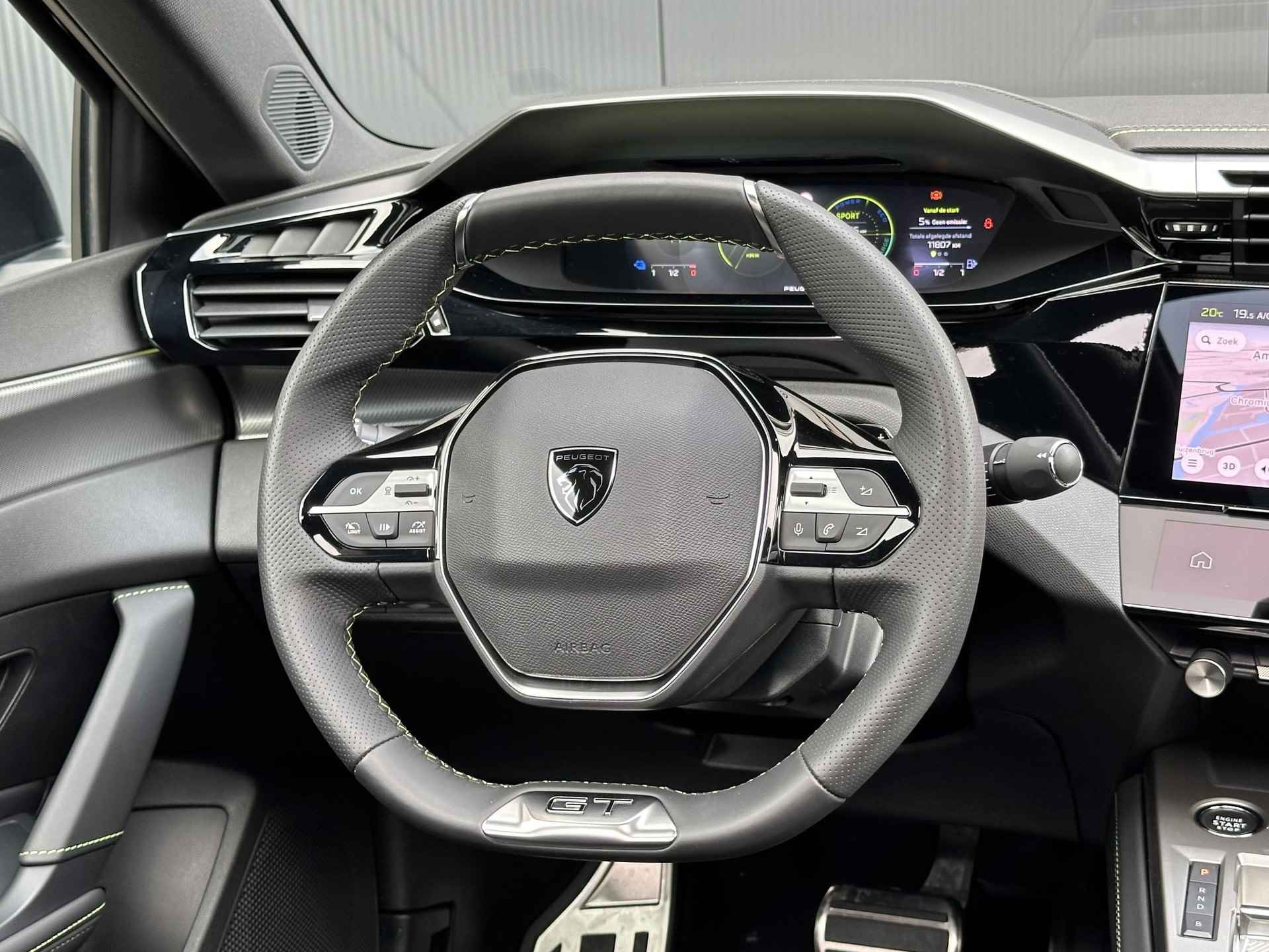 Peugeot 408 1.6 HYbrid GT 180PK | Glazendak | Camera | Cruisen Control | Elektrische Klep | Virtual Cockpit | Alcantara Bekleding | - 16/39