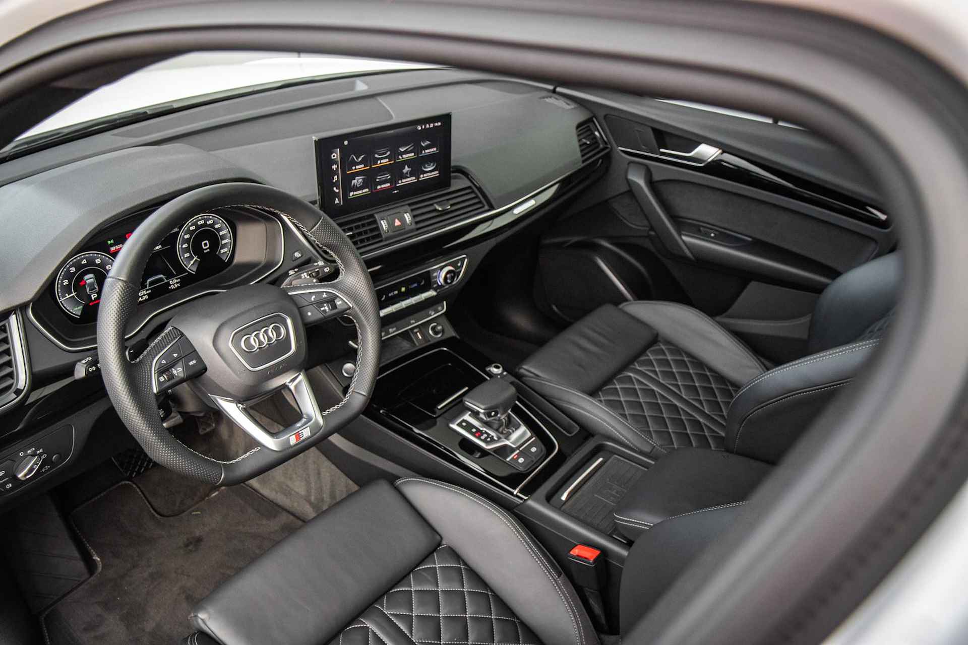 Audi Q5 Sportback 50 TFSI e 229pk S edition | Panoramadak | Leder | Luchtvering | Stoelverwarming | Achteruitrijcamera - 14/45