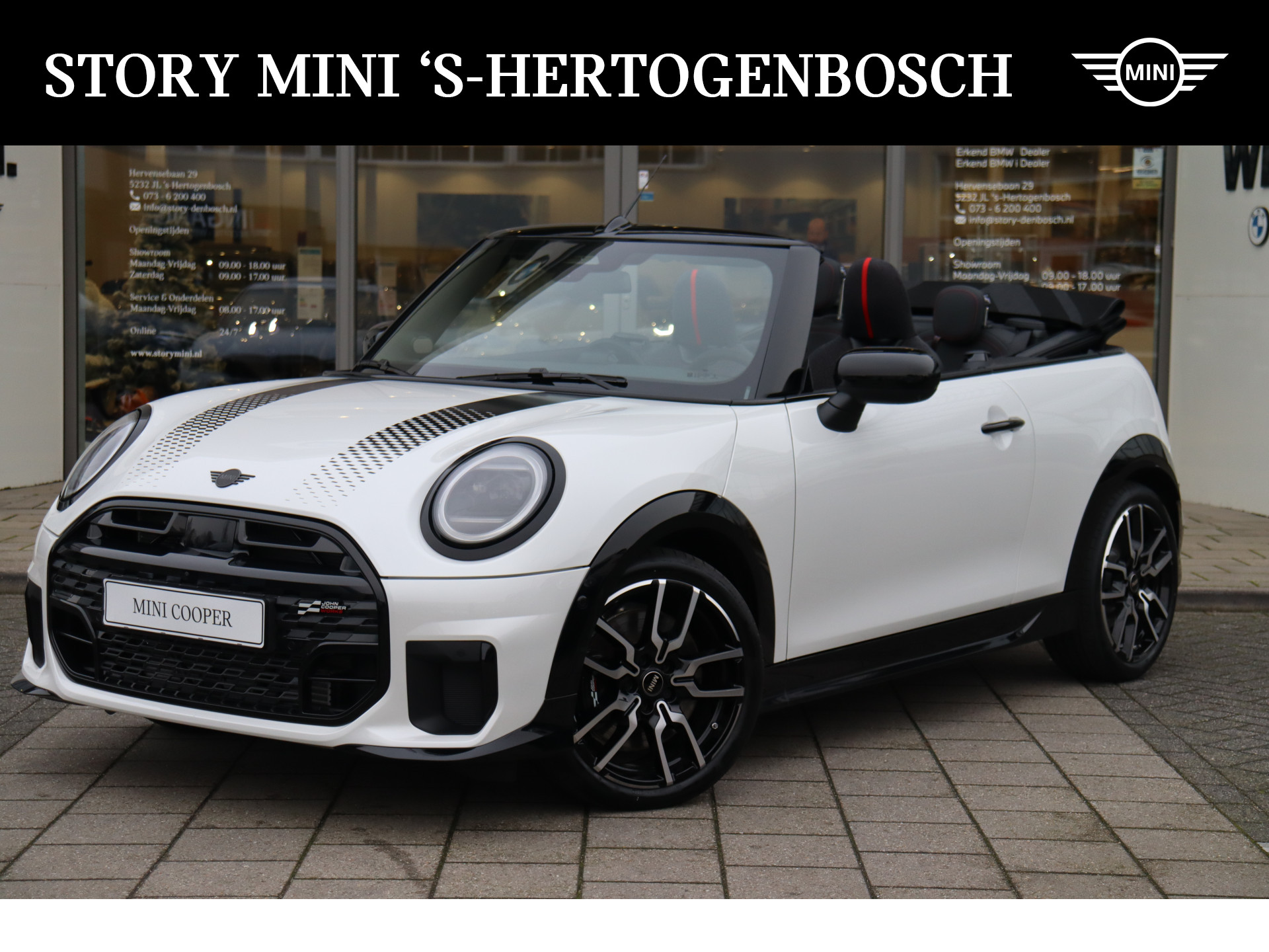 MINI Cabrio S Automaat / John Cooper Works / Pakket XL / 18" JCW Lap Spoke 2-tone