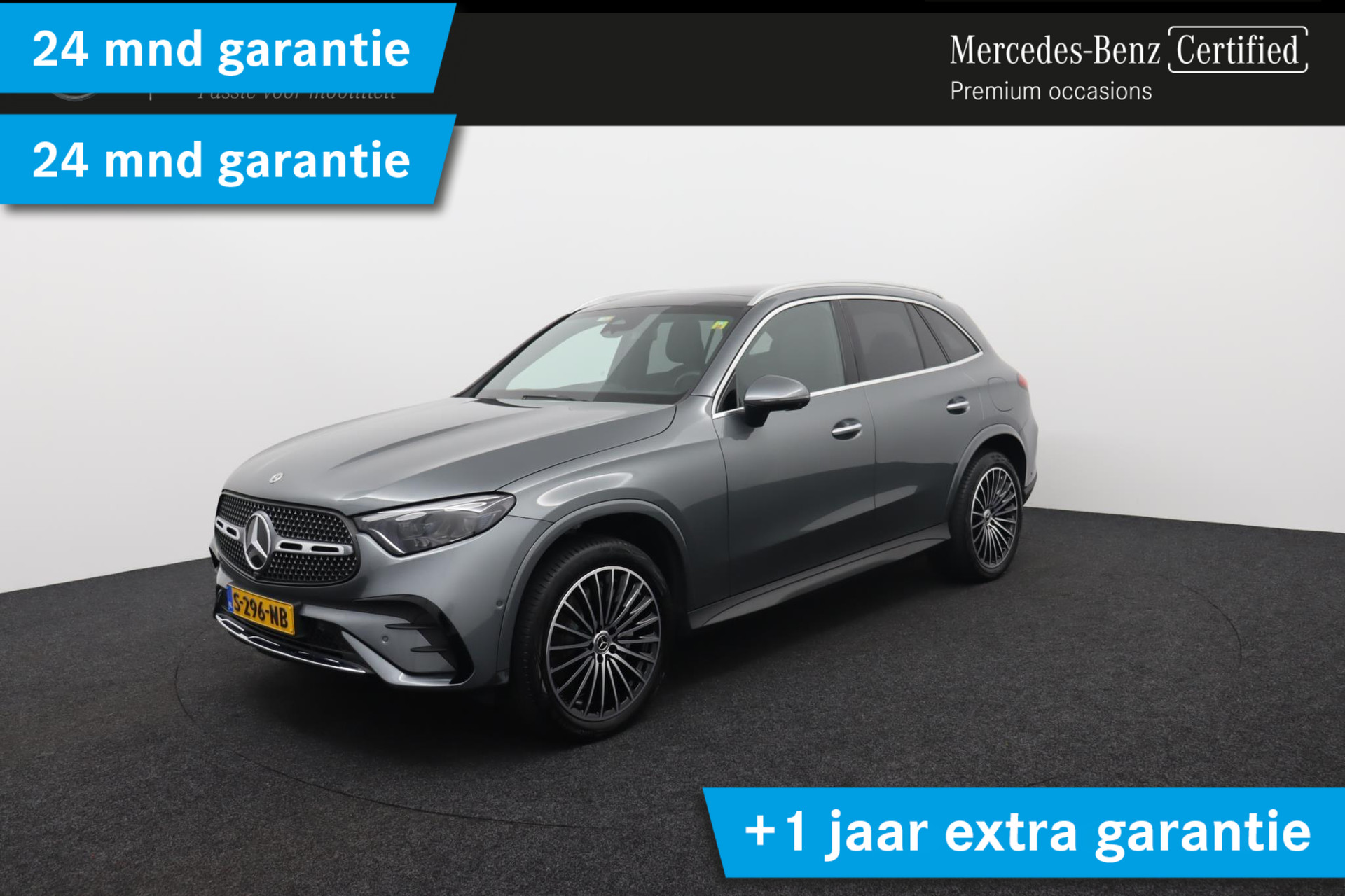 Mercedes-Benz GLC-klasse 300e 4MATIC AMG Line | Panoramadak | 360 camera | Multispaaks velgen bij viaBOVAG.nl