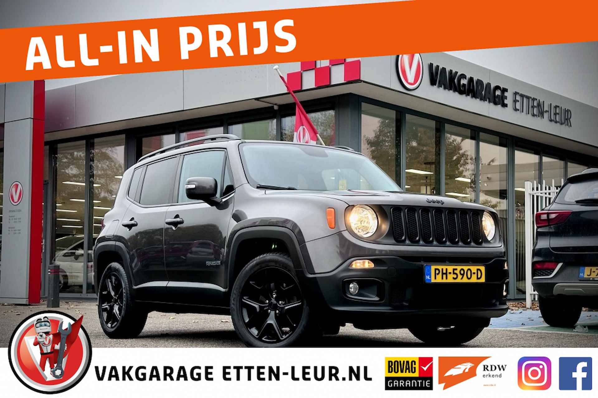 Jeep Renegade BOVAG 40-Puntencheck