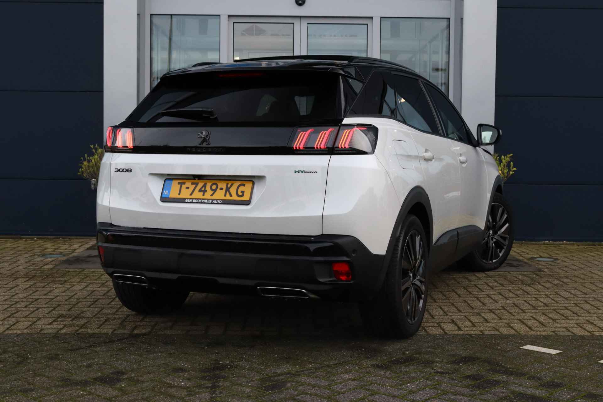 Peugeot 3008 1.6 HYbrid 225-PK GT | Schuif/kantel dak | FOCAL | Massage | Camera | ACC | Blackpack | Keyless | Alcantara | Elektr. klep - 3/54